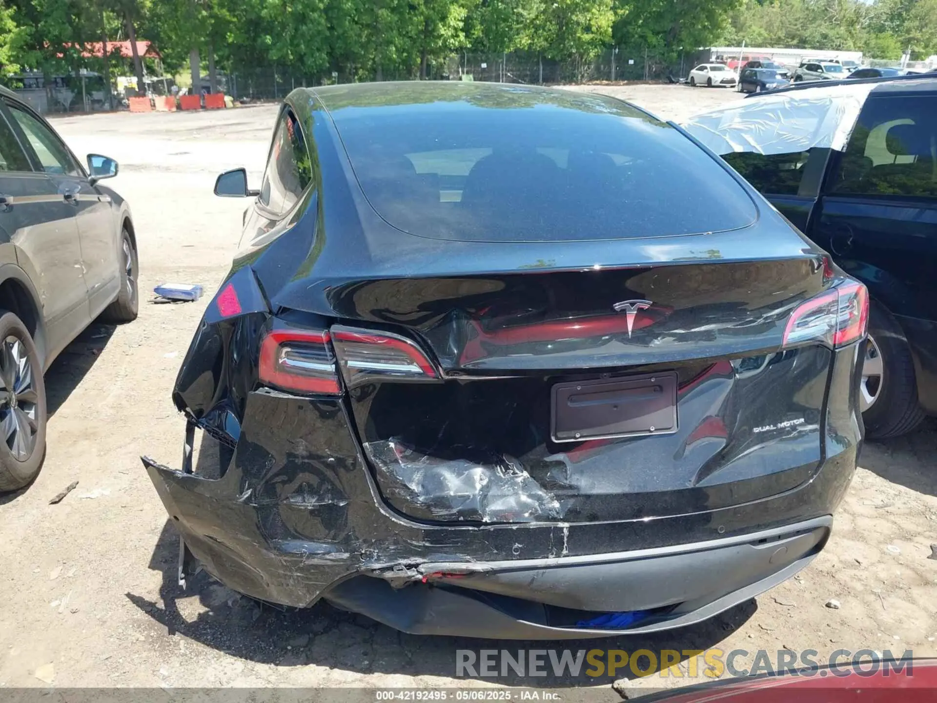 6 Фотография поврежденного автомобиля 7SAYGDEE4NA006645 TESLA MODEL Y 2022