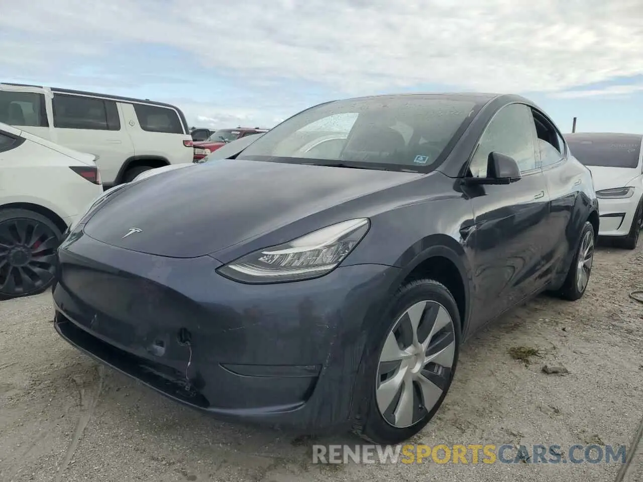 1 Photograph of a damaged car 7SAYGDEE4NA008315 TESLA MODEL Y 2022