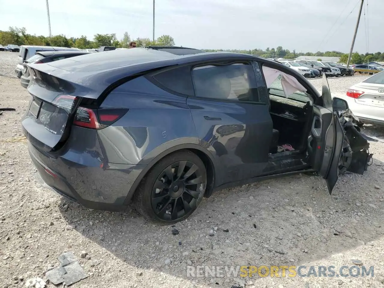 3 Photograph of a damaged car 7SAYGDEE4NA019623 TESLA MODEL Y 2022