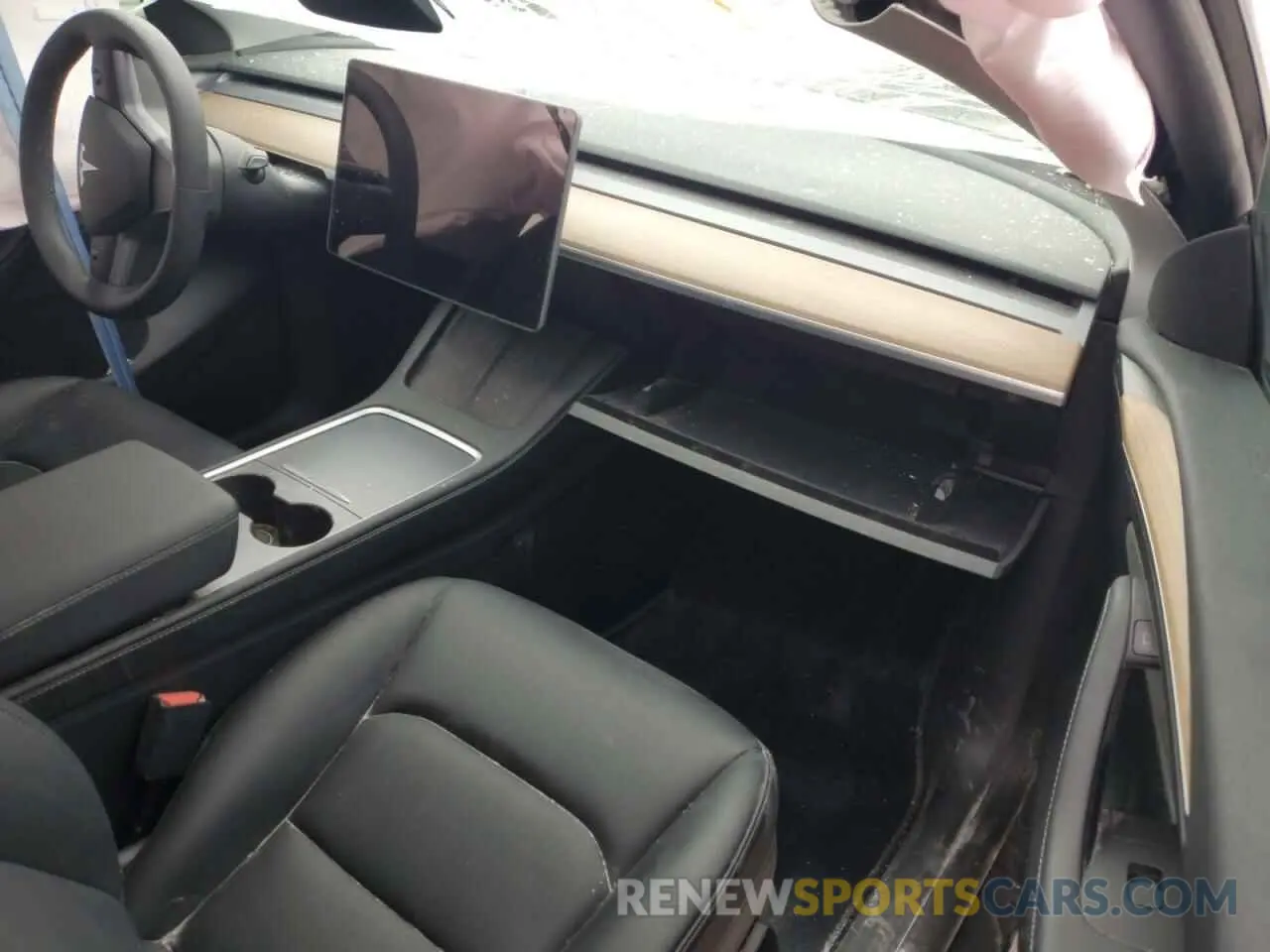8 Photograph of a damaged car 7SAYGDEE4NA019623 TESLA MODEL Y 2022