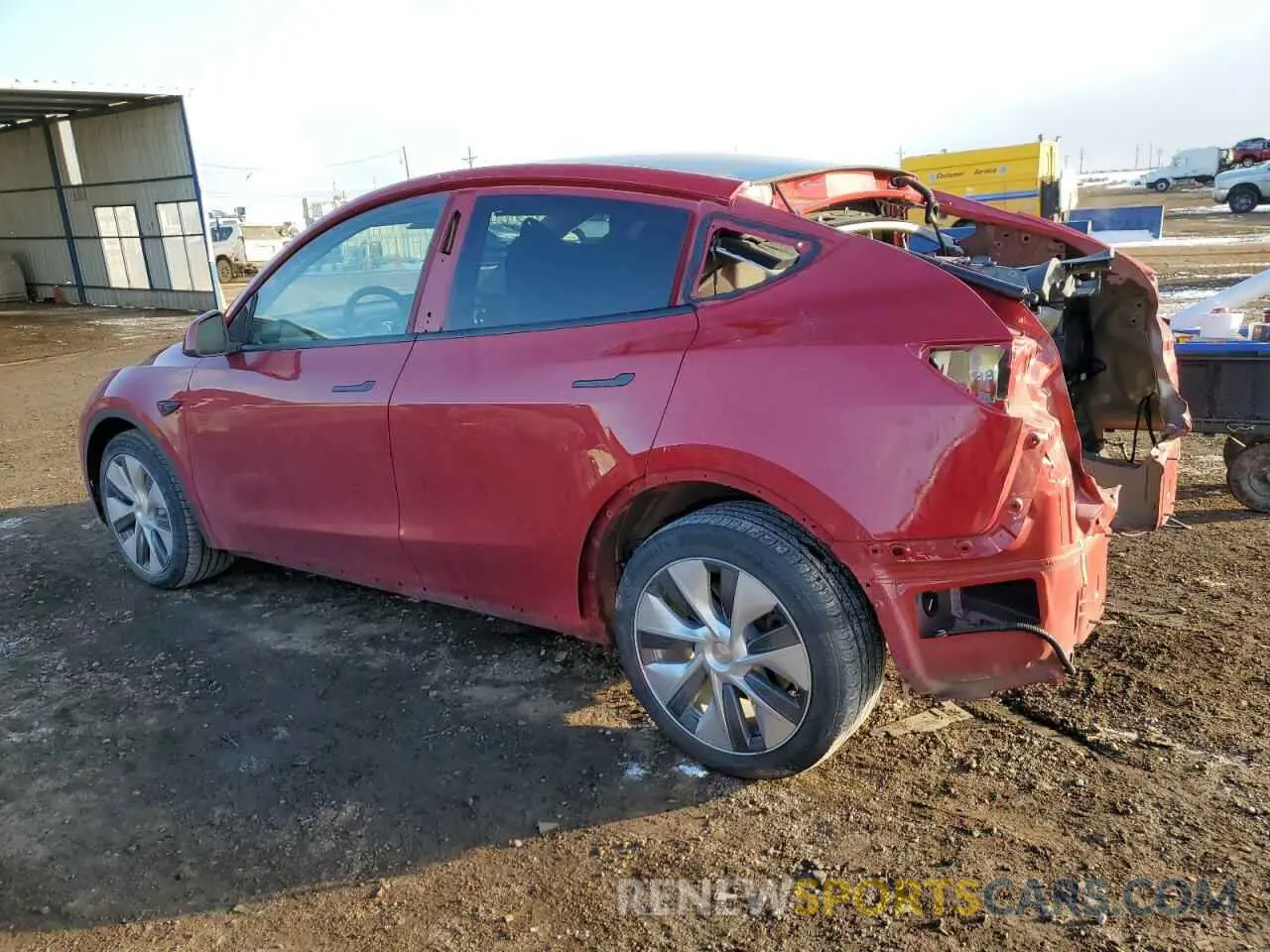 2 Photograph of a damaged car 7SAYGDEE4NA020707 TESLA MODEL Y 2022