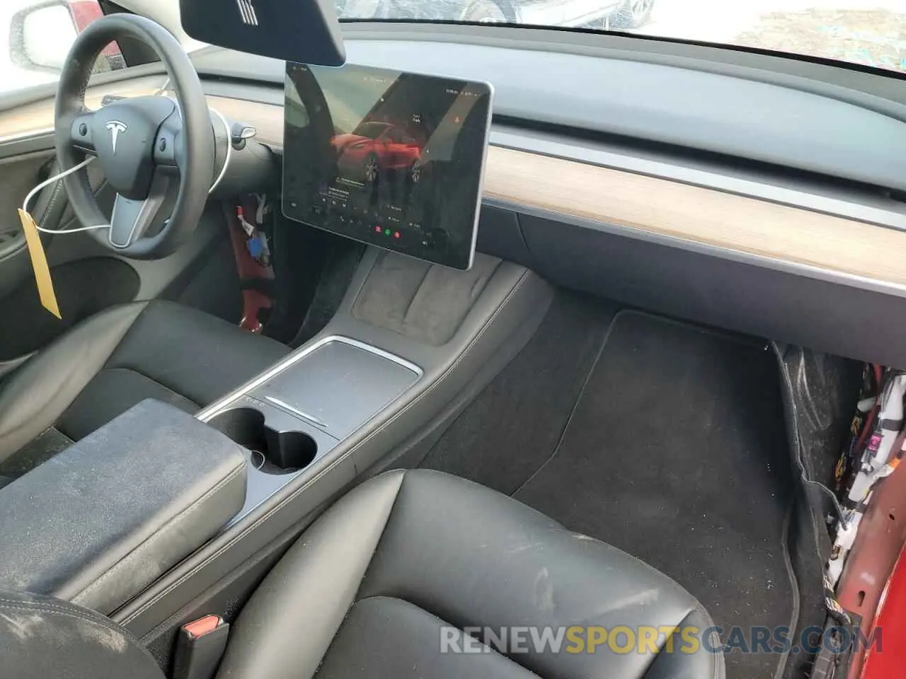 8 Photograph of a damaged car 7SAYGDEE4NA020707 TESLA MODEL Y 2022