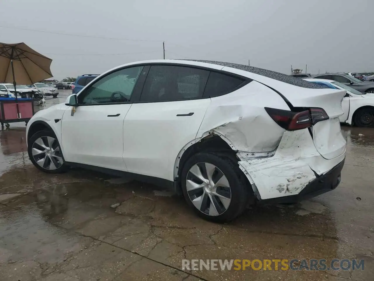 2 Фотография поврежденного автомобиля 7SAYGDEE4NF329743 TESLA MODEL Y 2022