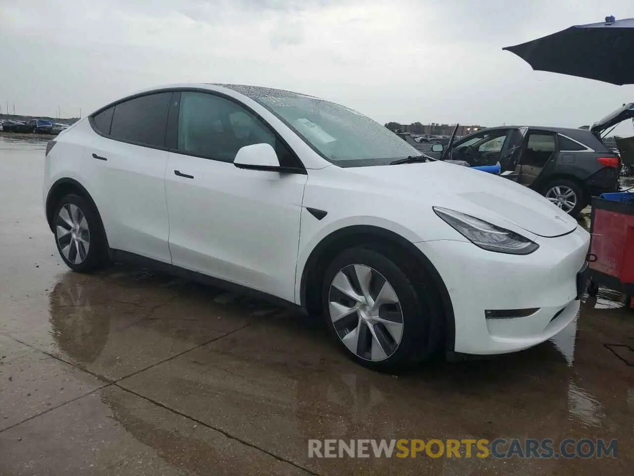 4 Фотография поврежденного автомобиля 7SAYGDEE4NF329743 TESLA MODEL Y 2022