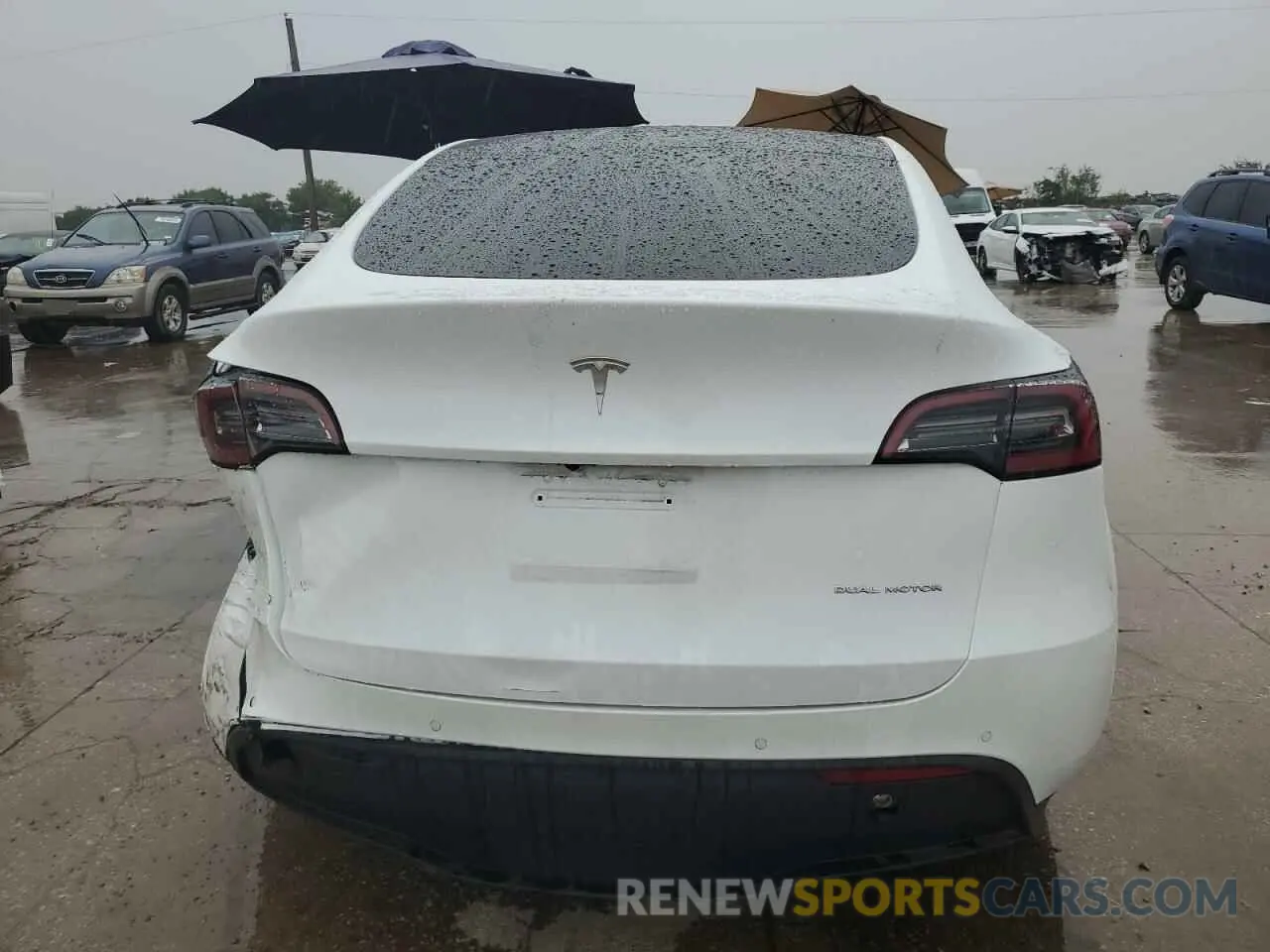 6 Фотография поврежденного автомобиля 7SAYGDEE4NF329743 TESLA MODEL Y 2022