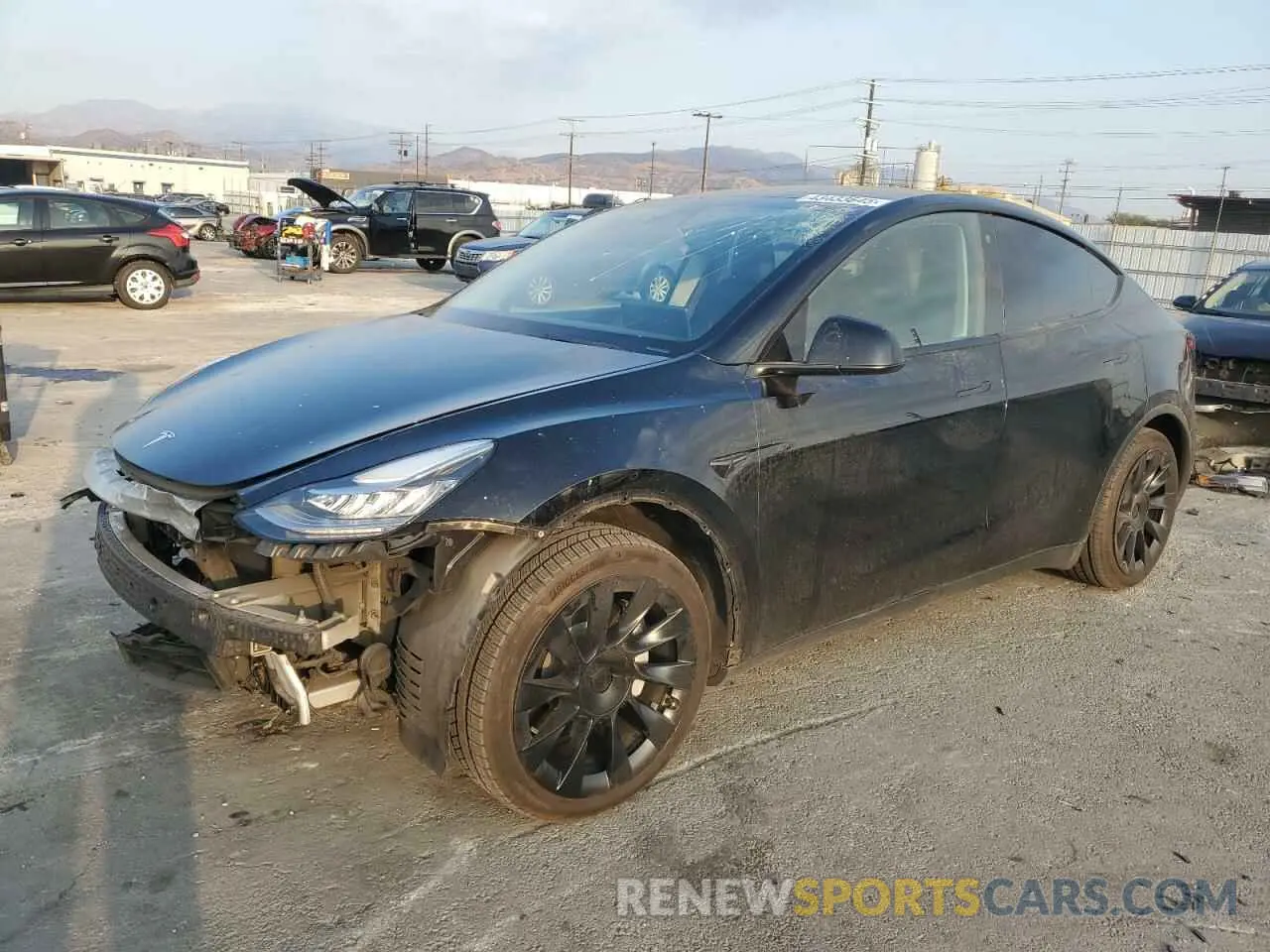 1 Фотография поврежденного автомобиля 7SAYGDEE4NF350799 TESLA MODEL Y 2022