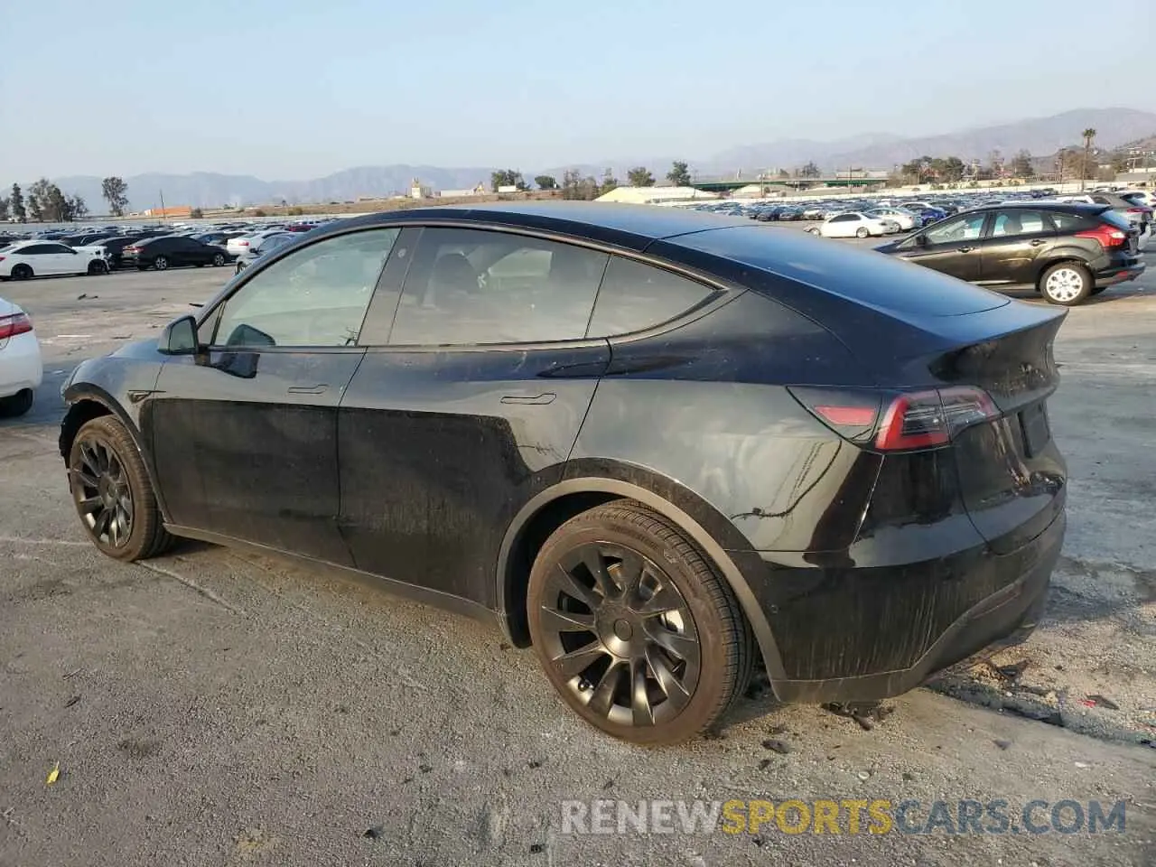 2 Фотография поврежденного автомобиля 7SAYGDEE4NF350799 TESLA MODEL Y 2022