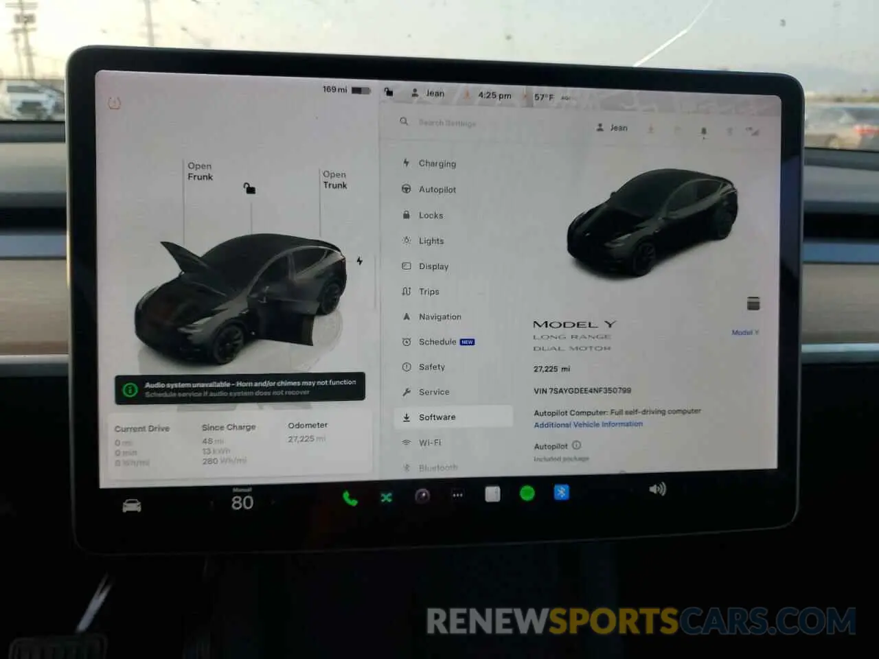9 Фотография поврежденного автомобиля 7SAYGDEE4NF350799 TESLA MODEL Y 2022