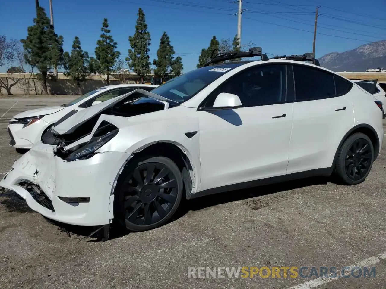 1 Photograph of a damaged car 7SAYGDEE4NF357428 TESLA MODEL Y 2022