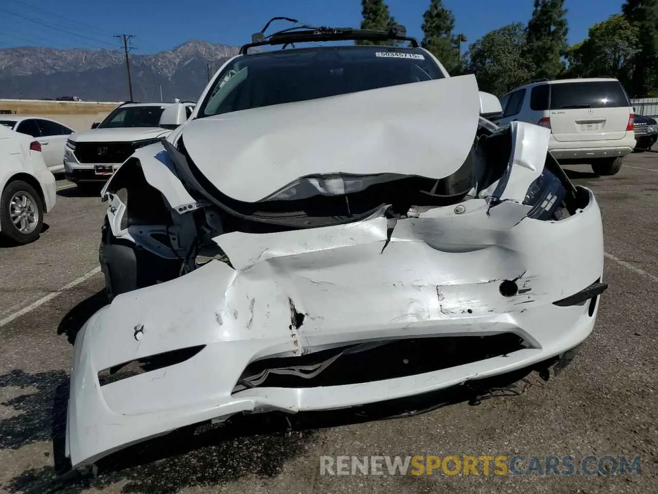 5 Photograph of a damaged car 7SAYGDEE4NF357428 TESLA MODEL Y 2022