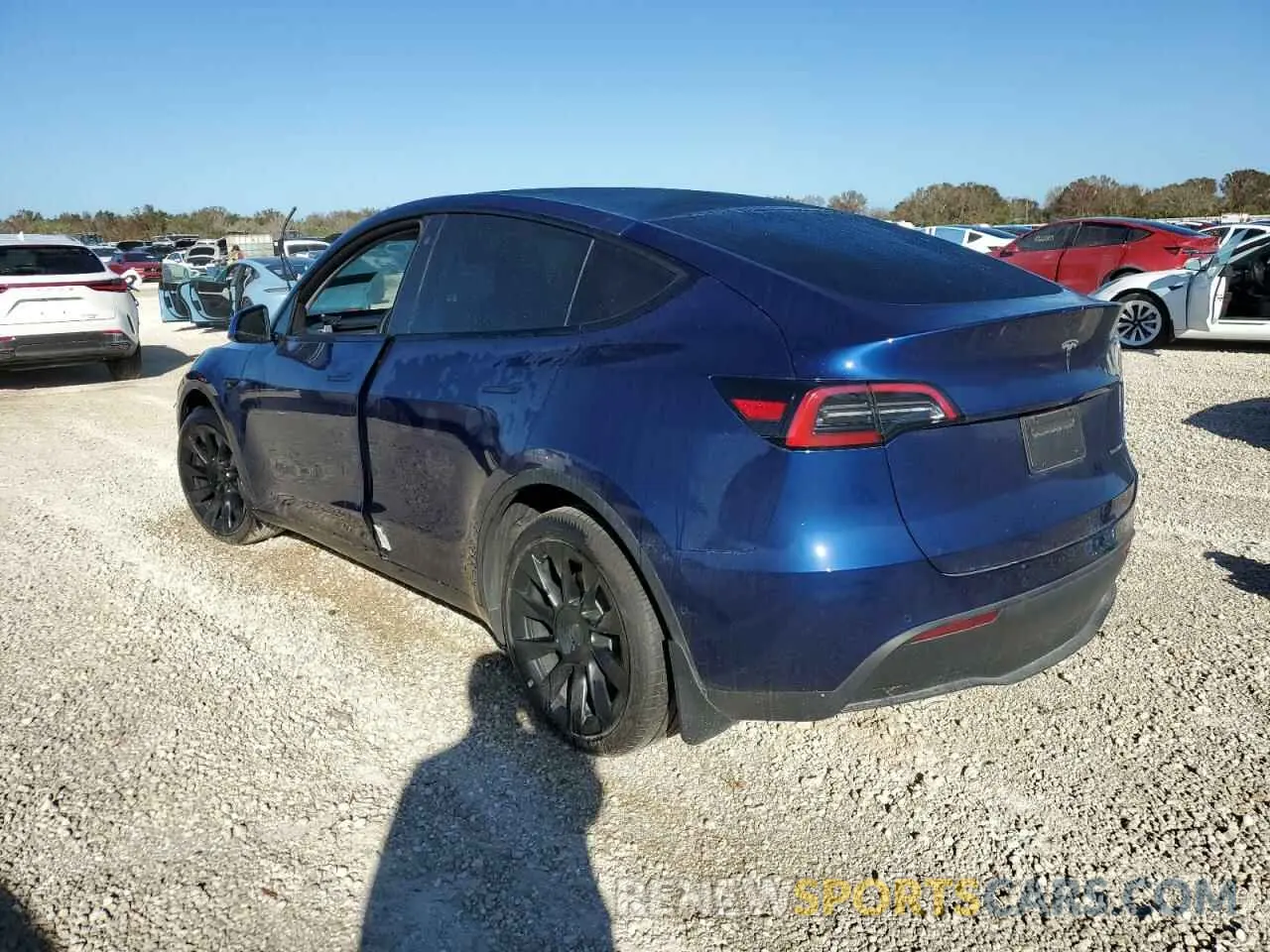 2 Photograph of a damaged car 7SAYGDEE4NF381860 TESLA MODEL Y 2022