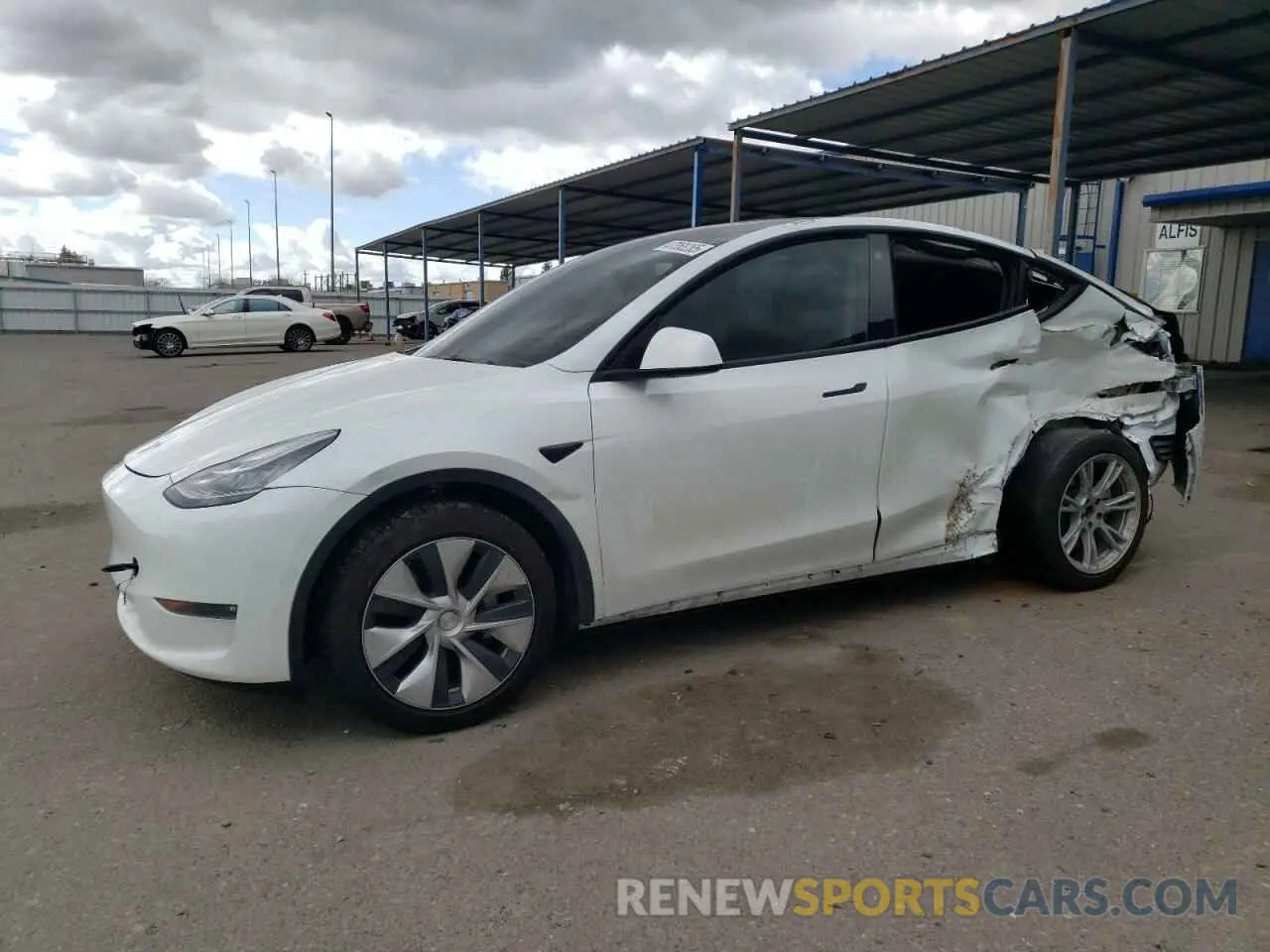 1 Photograph of a damaged car 7SAYGDEE4NF402447 TESLA MODEL Y 2022