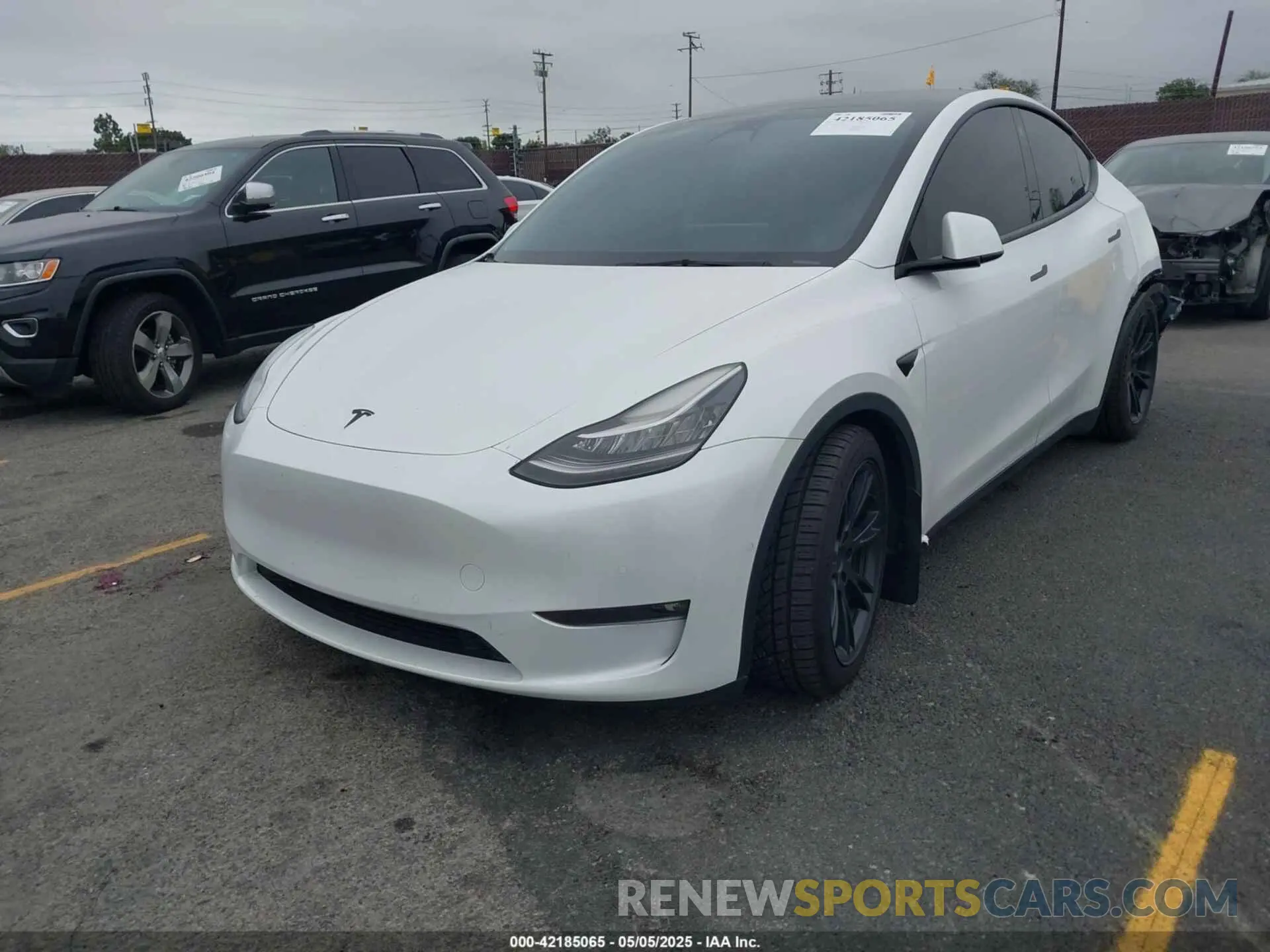 2 Фотография поврежденного автомобиля 7SAYGDEE4NF407891 TESLA MODEL Y 2022