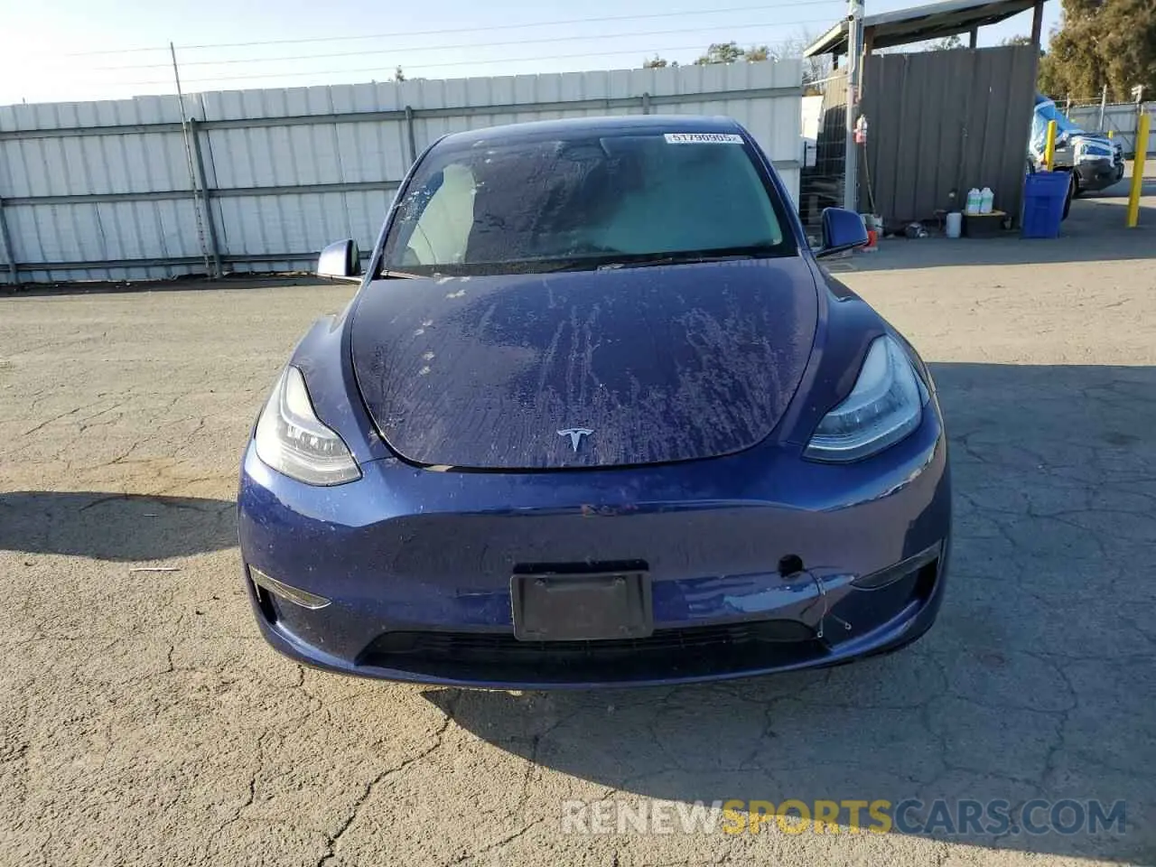 5 Фотография поврежденного автомобиля 7SAYGDEE4NF408202 TESLA MODEL Y 2022
