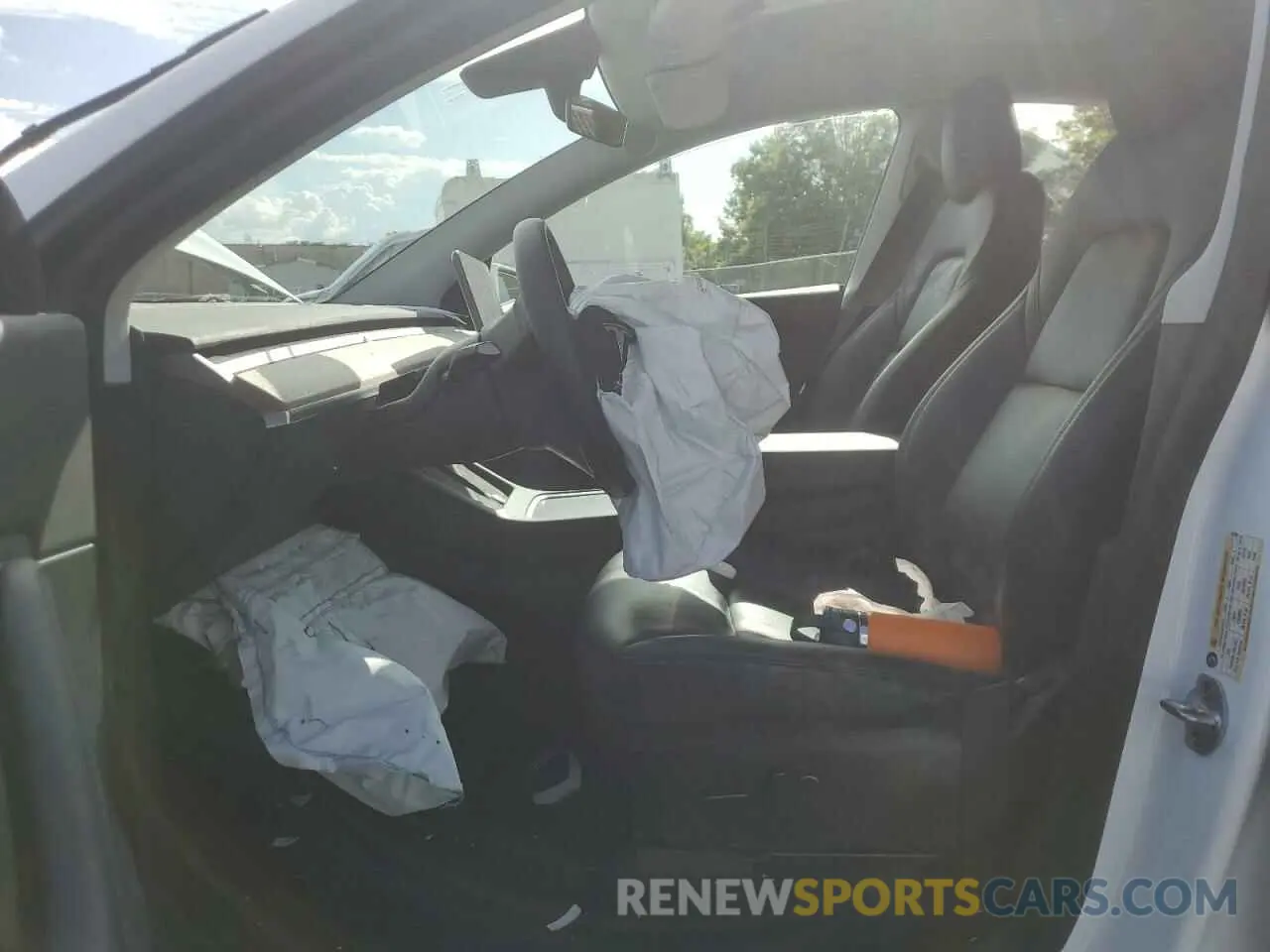 7 Photograph of a damaged car 7SAYGDEE4NF433939 TESLA MODEL Y 2022
