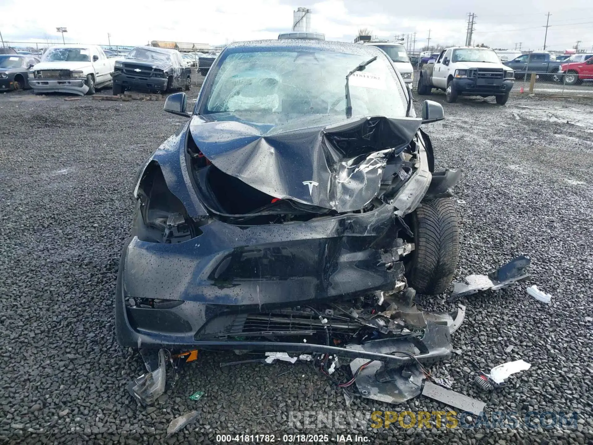 11 Фотография поврежденного автомобиля 7SAYGDEE4NF447985 TESLA MODEL Y 2022