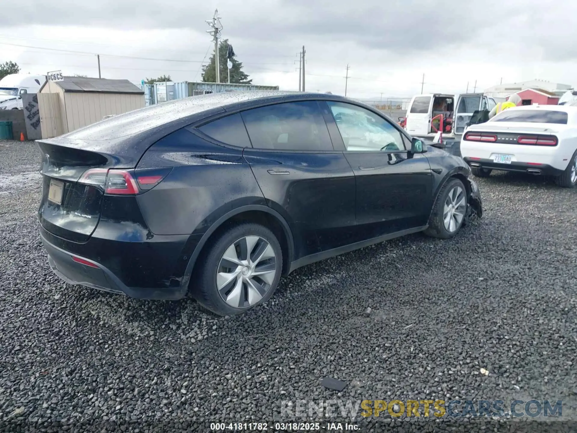 4 Фотография поврежденного автомобиля 7SAYGDEE4NF447985 TESLA MODEL Y 2022