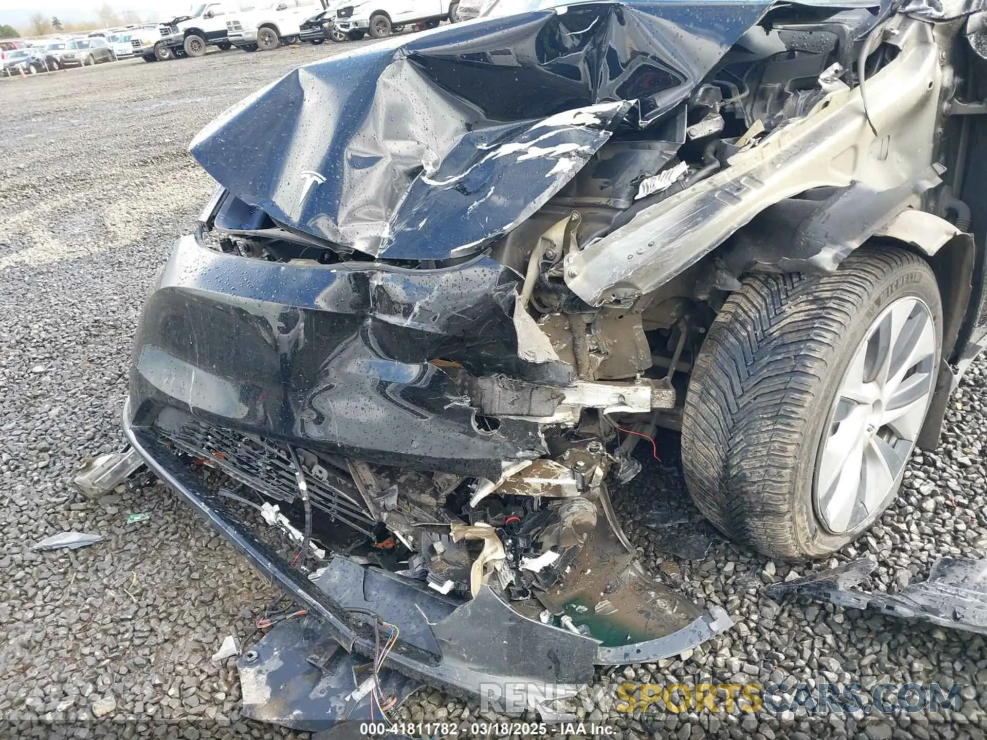 6 Фотография поврежденного автомобиля 7SAYGDEE4NF447985 TESLA MODEL Y 2022