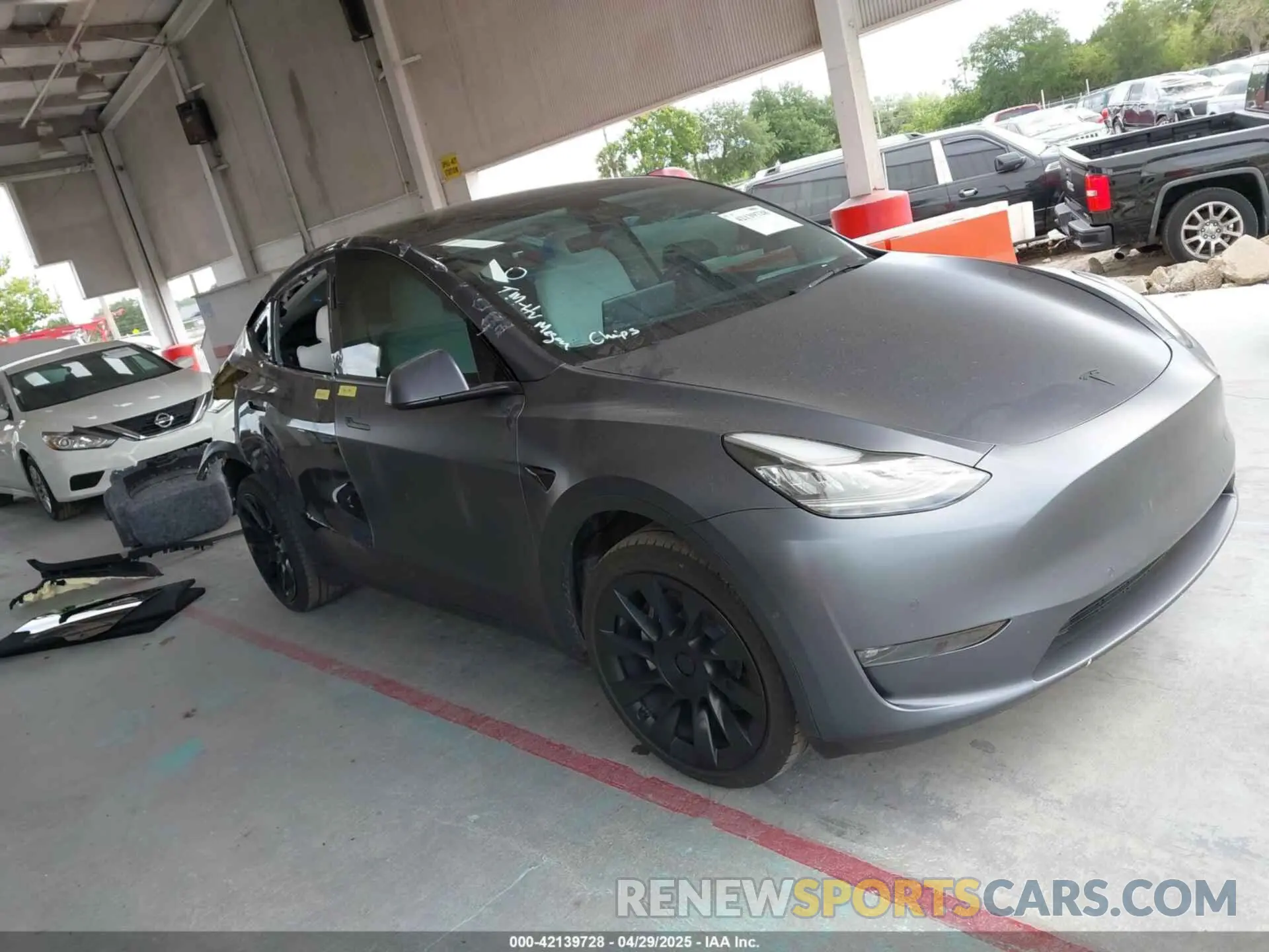 13 Фотография поврежденного автомобиля 7SAYGDEE4NF450434 TESLA MODEL Y 2022