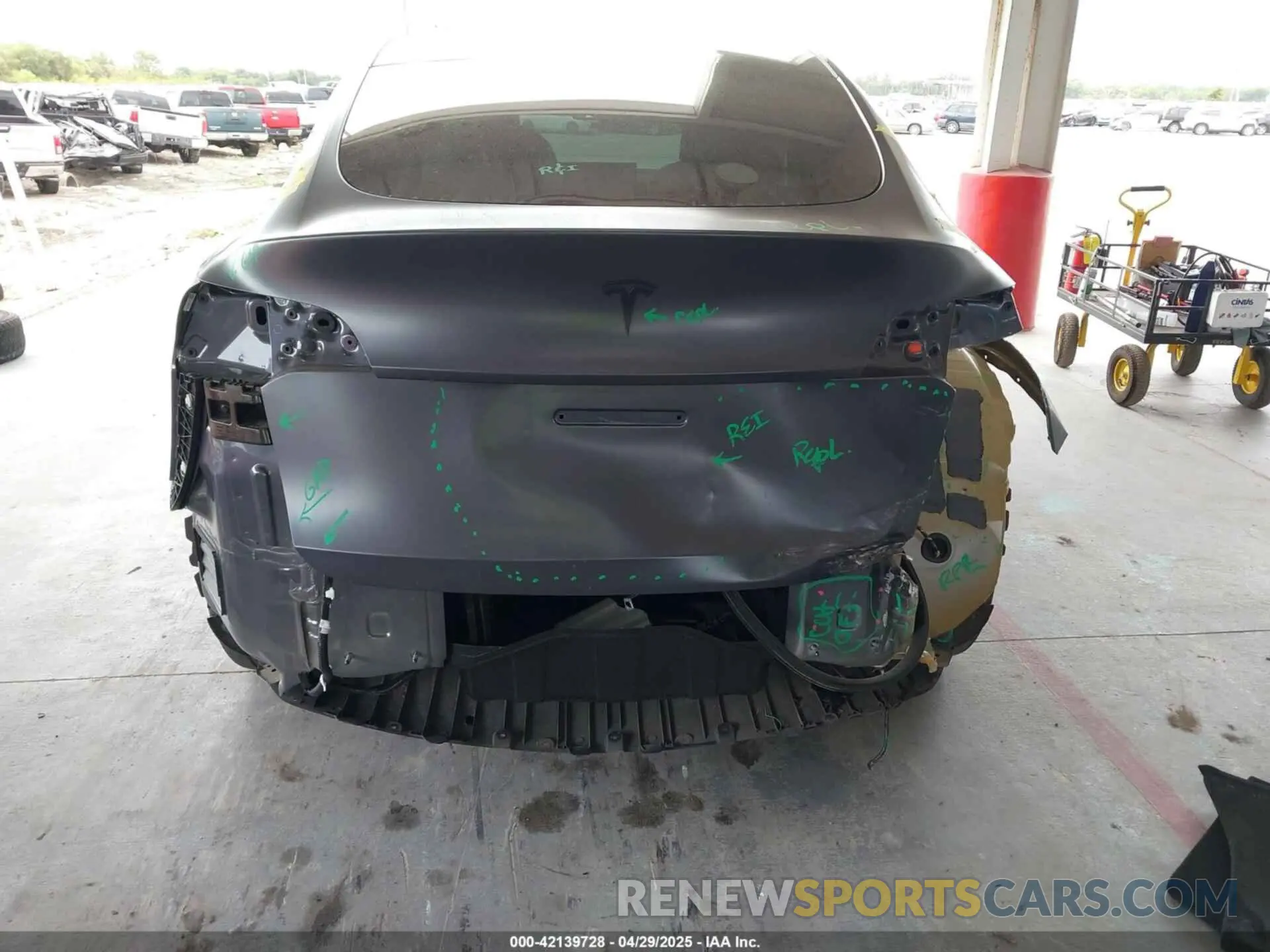 16 Фотография поврежденного автомобиля 7SAYGDEE4NF450434 TESLA MODEL Y 2022