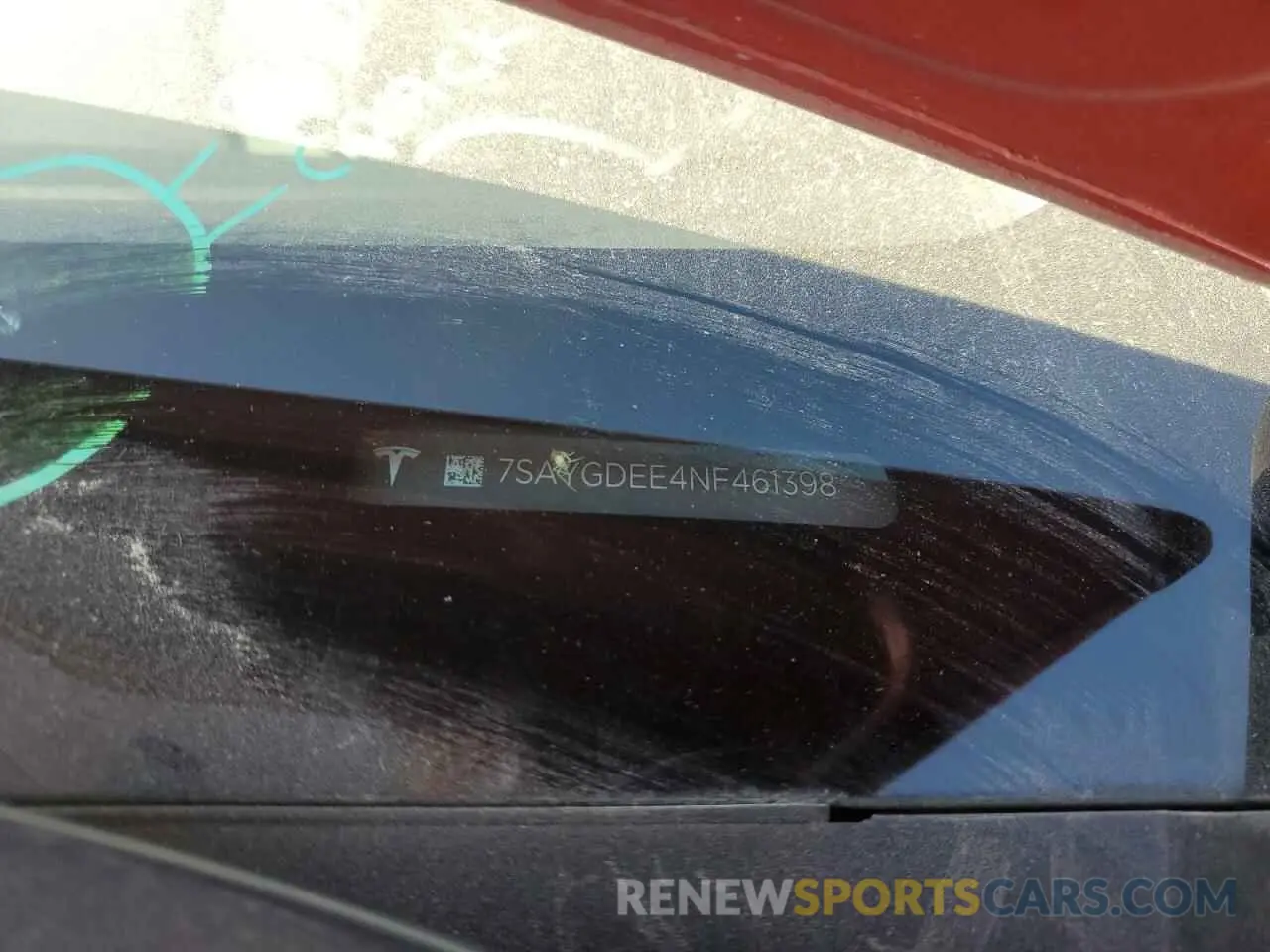 14 Photograph of a damaged car 7SAYGDEE4NF461398 TESLA MODEL Y 2022