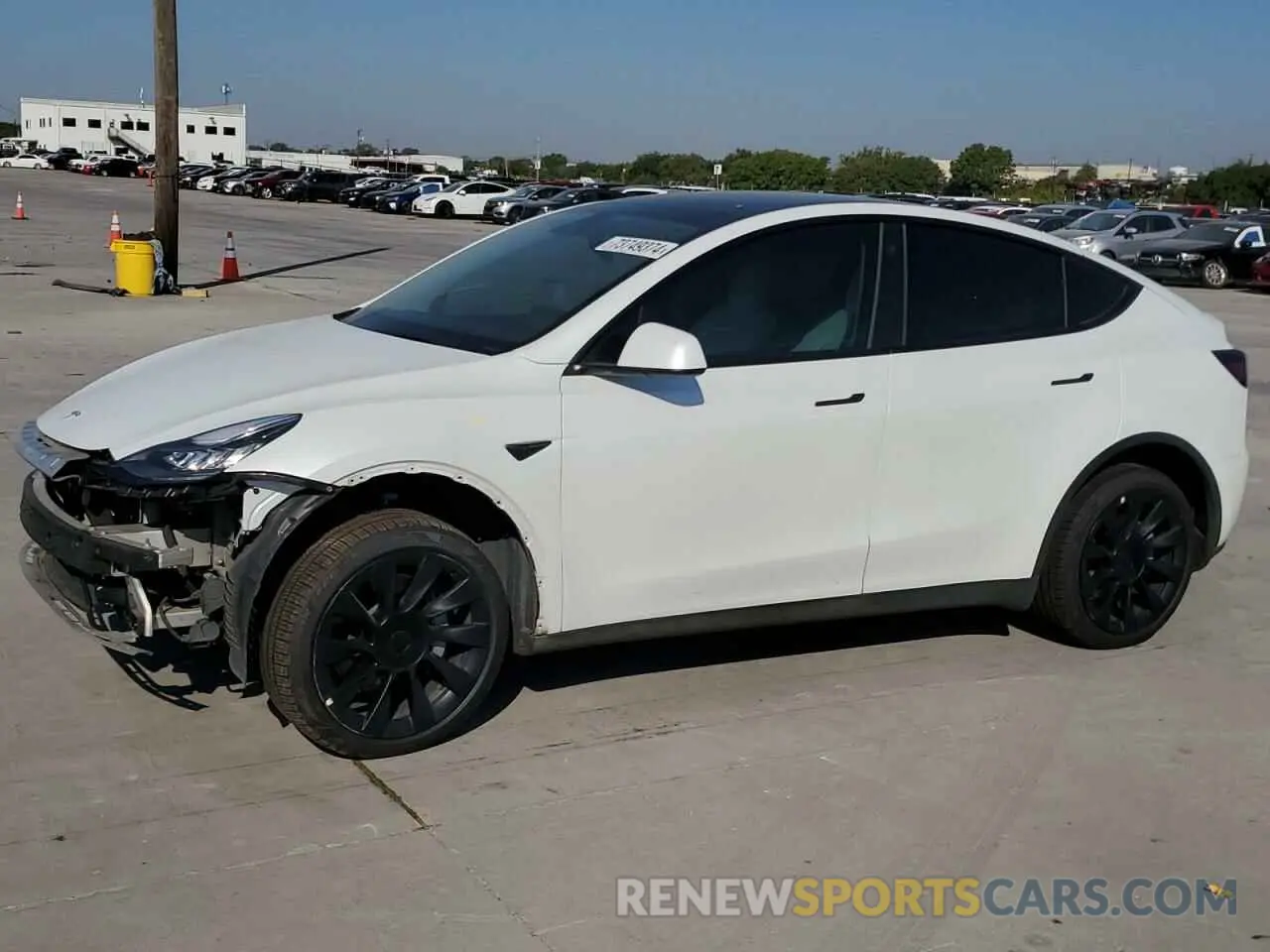 1 Photograph of a damaged car 7SAYGDEE4NF514097 TESLA MODEL Y 2022