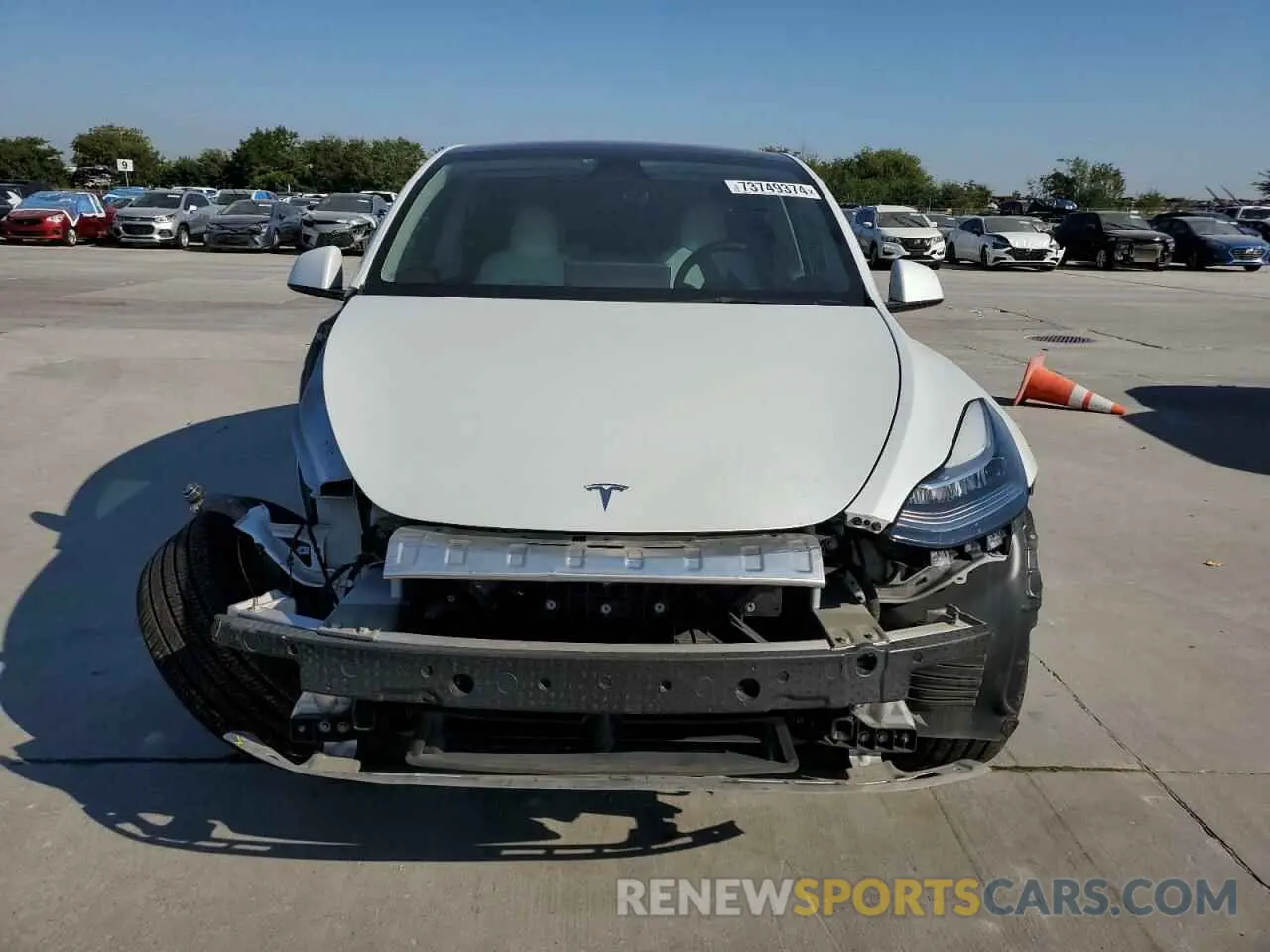 5 Photograph of a damaged car 7SAYGDEE4NF514097 TESLA MODEL Y 2022