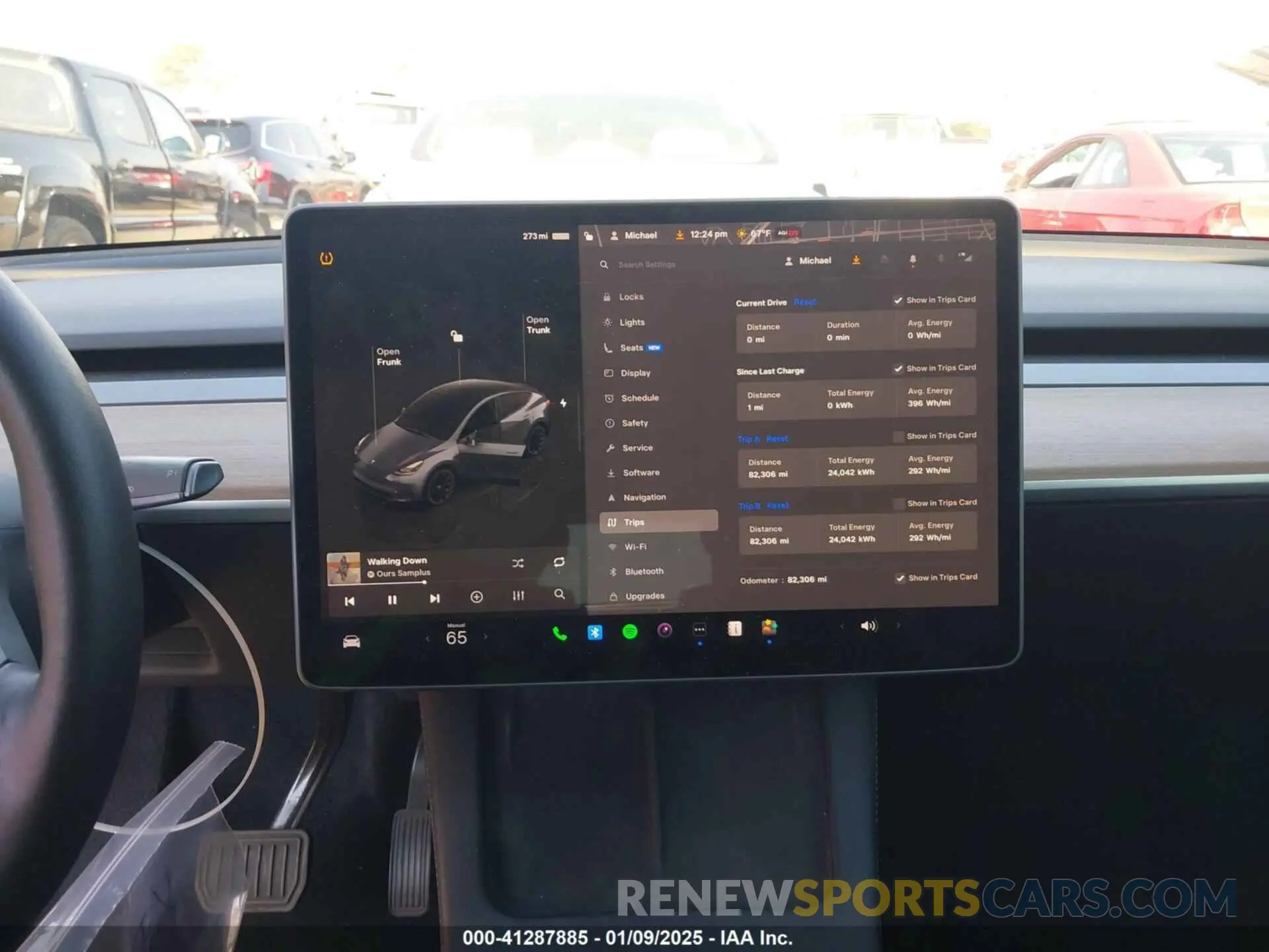 7 Photograph of a damaged car 7SAYGDEE4NF522698 TESLA MODEL Y 2022
