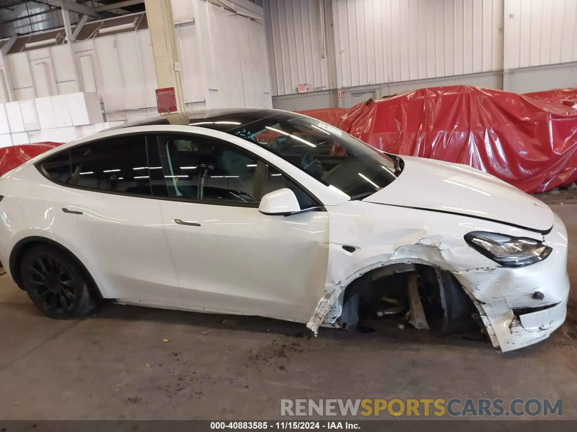 13 Фотография поврежденного автомобиля 7SAYGDEE4NF571738 TESLA MODEL Y 2022
