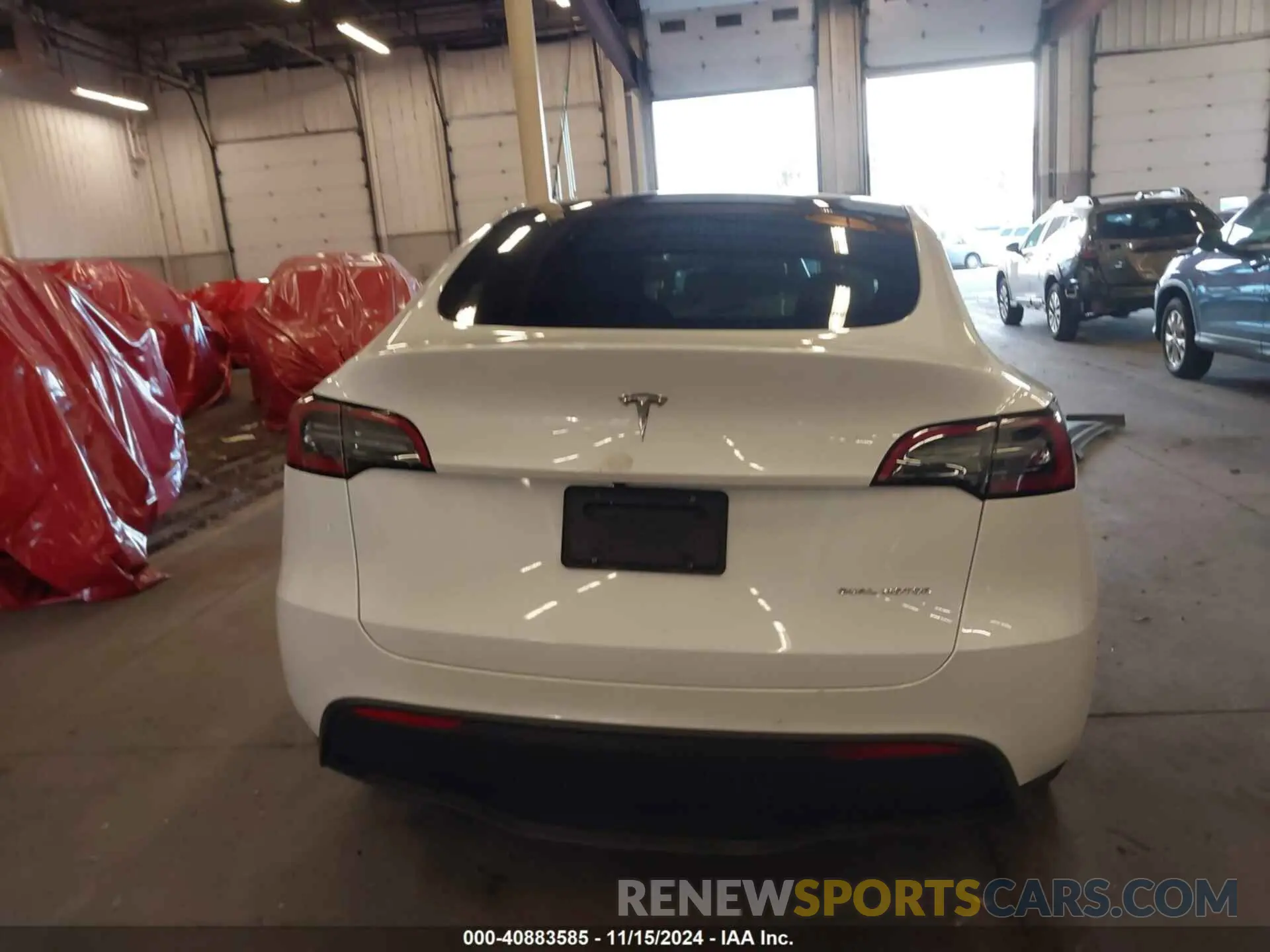 16 Фотография поврежденного автомобиля 7SAYGDEE4NF571738 TESLA MODEL Y 2022