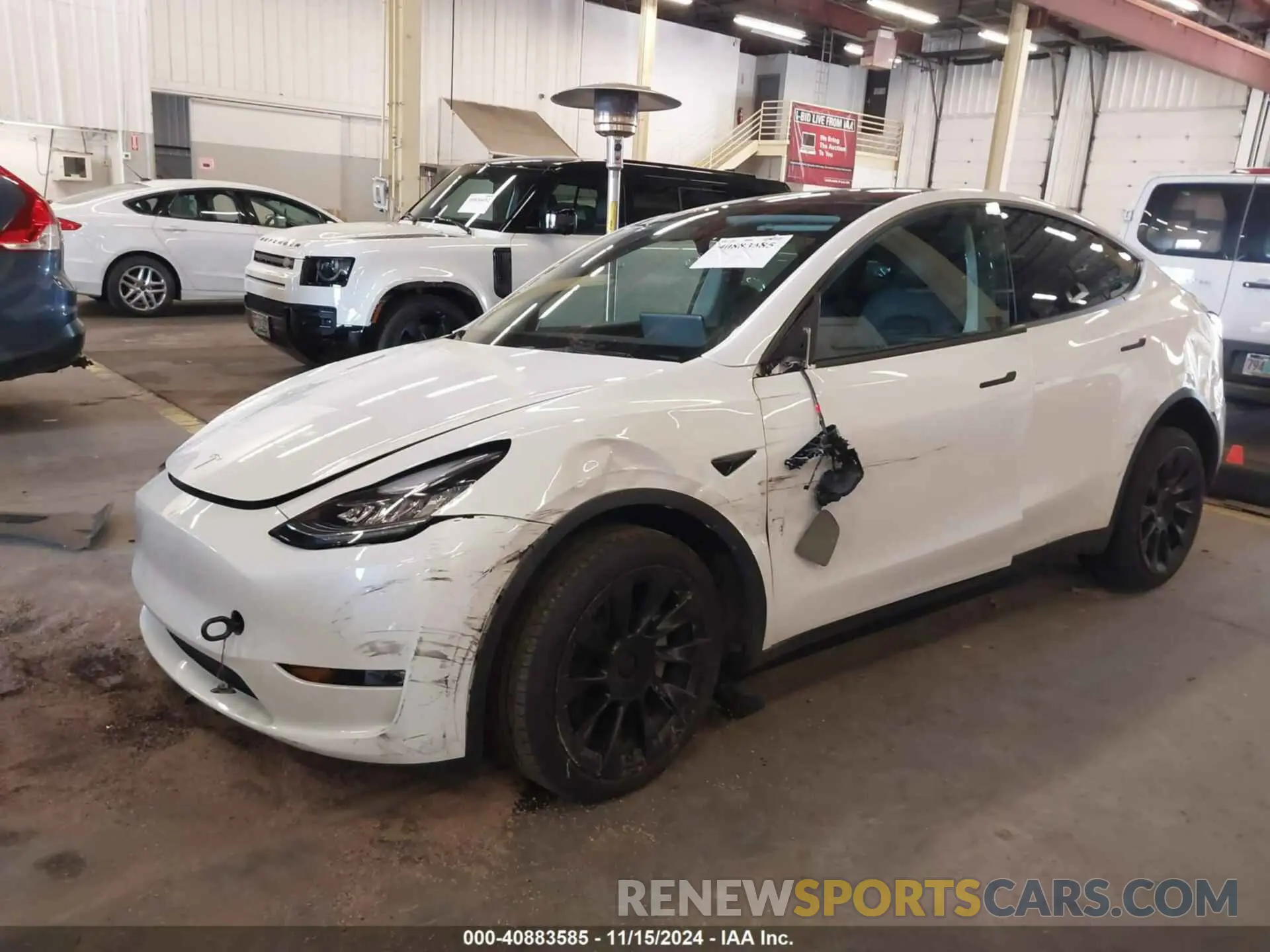 2 Фотография поврежденного автомобиля 7SAYGDEE4NF571738 TESLA MODEL Y 2022