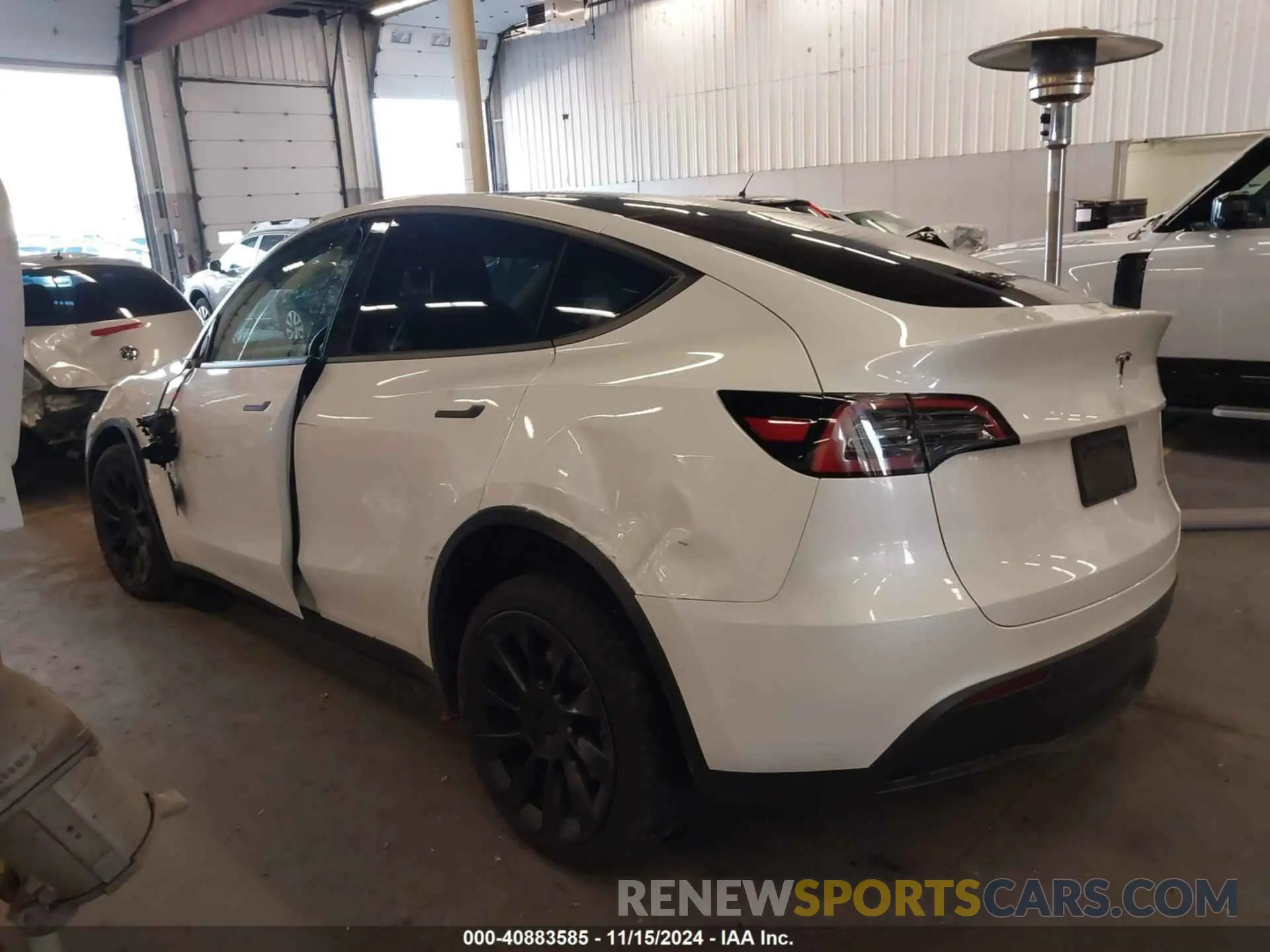 3 Фотография поврежденного автомобиля 7SAYGDEE4NF571738 TESLA MODEL Y 2022