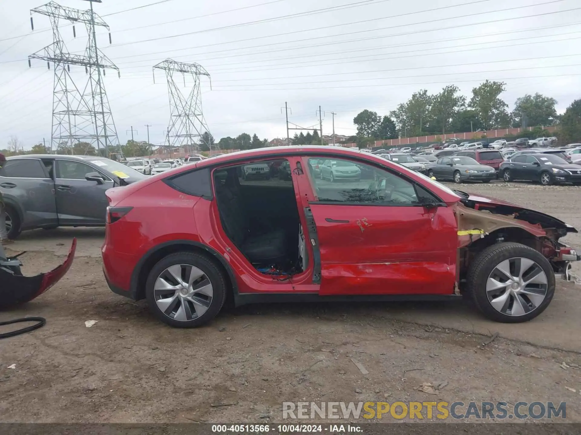 12 Photograph of a damaged car 7SAYGDEE5NA012843 TESLA MODEL Y 2022