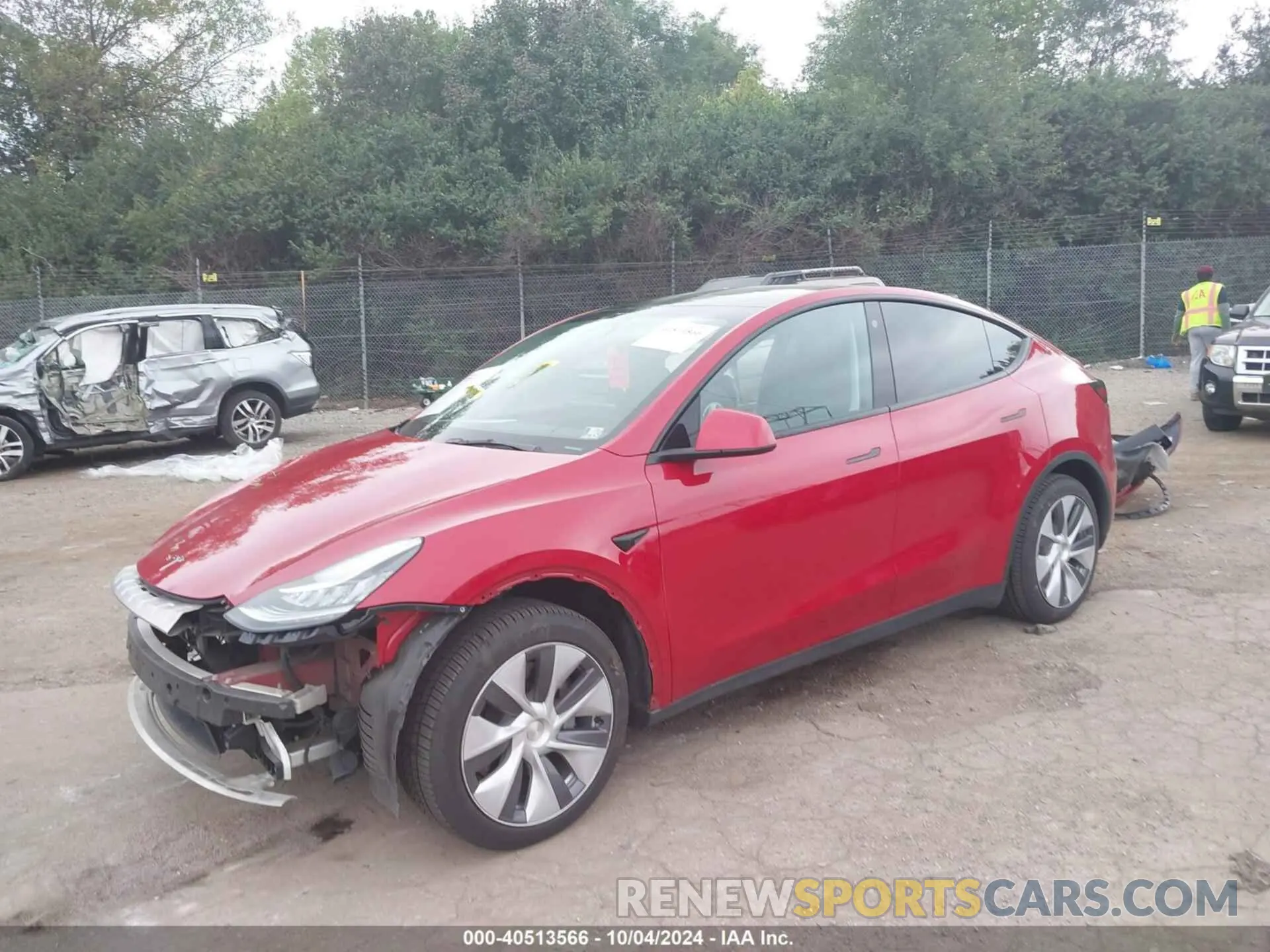 2 Photograph of a damaged car 7SAYGDEE5NA012843 TESLA MODEL Y 2022