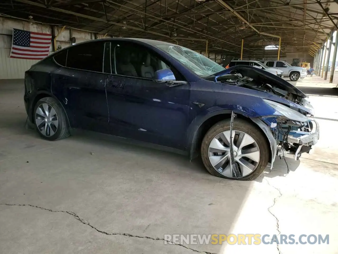 4 Фотография поврежденного автомобиля 7SAYGDEE5NA014737 TESLA MODEL Y 2022
