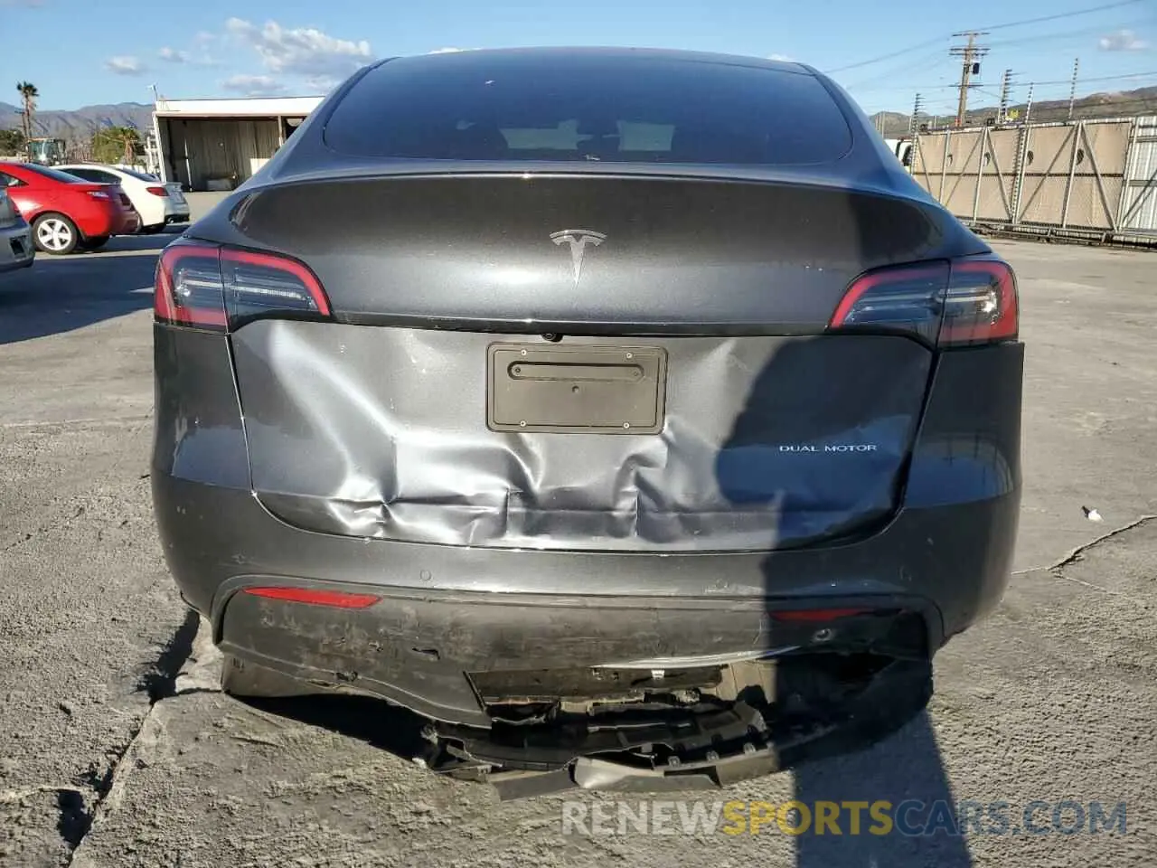 6 Фотография поврежденного автомобиля 7SAYGDEE5NA019453 TESLA MODEL Y 2022