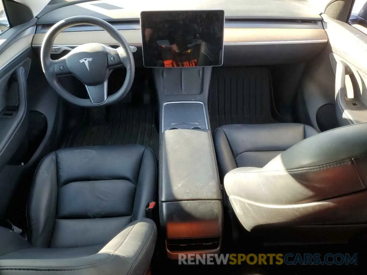 8 Фотография поврежденного автомобиля 7SAYGDEE5NA019453 TESLA MODEL Y 2022