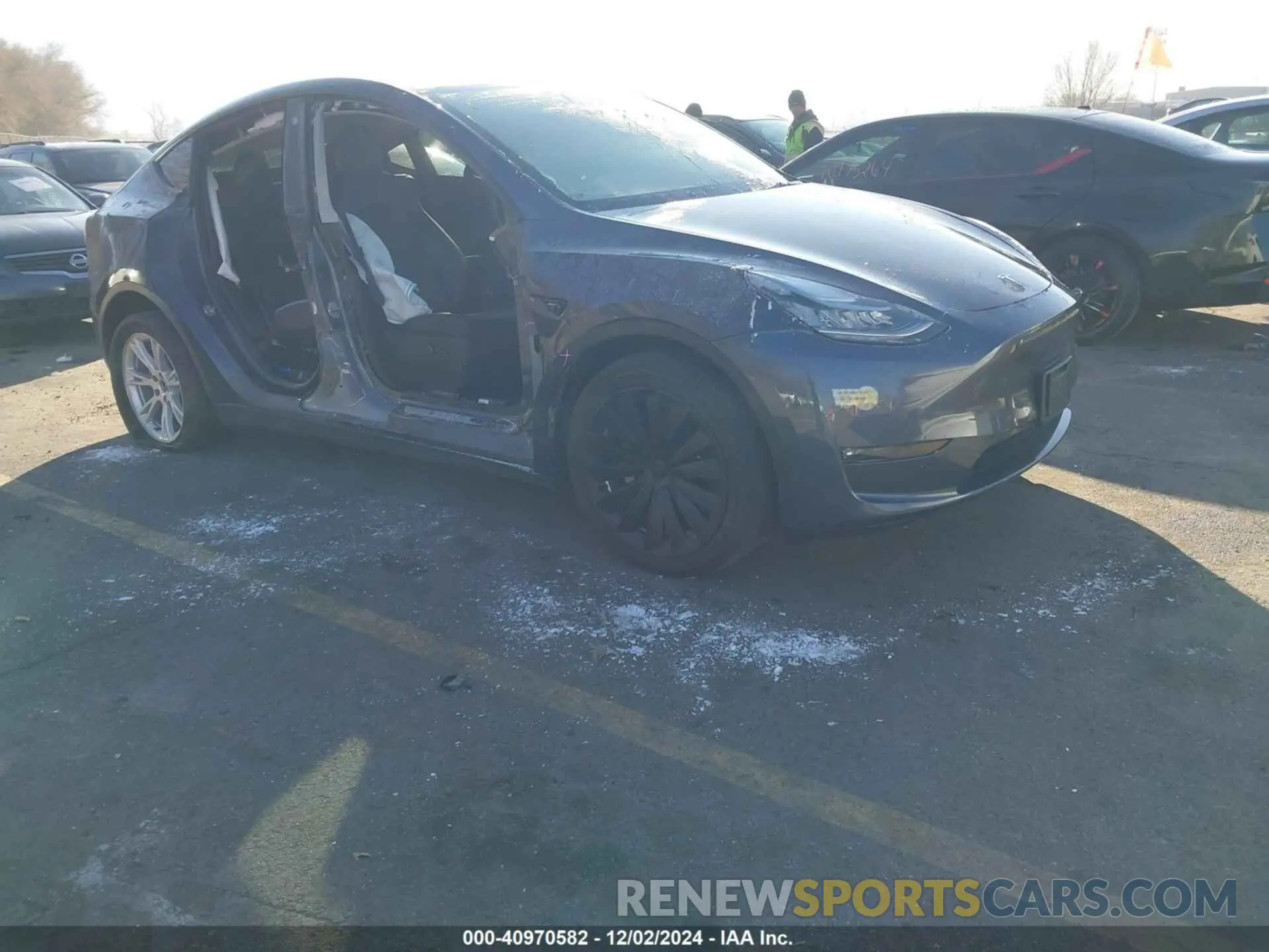 1 Фотография поврежденного автомобиля 7SAYGDEE5NF307170 TESLA MODEL Y 2022