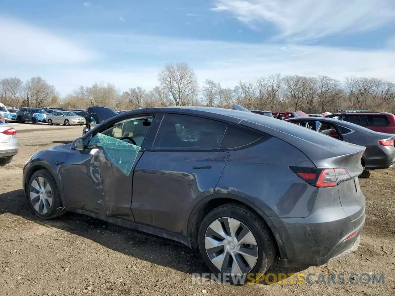 2 Photograph of a damaged car 7SAYGDEE5NF331940 TESLA MODEL Y 2022