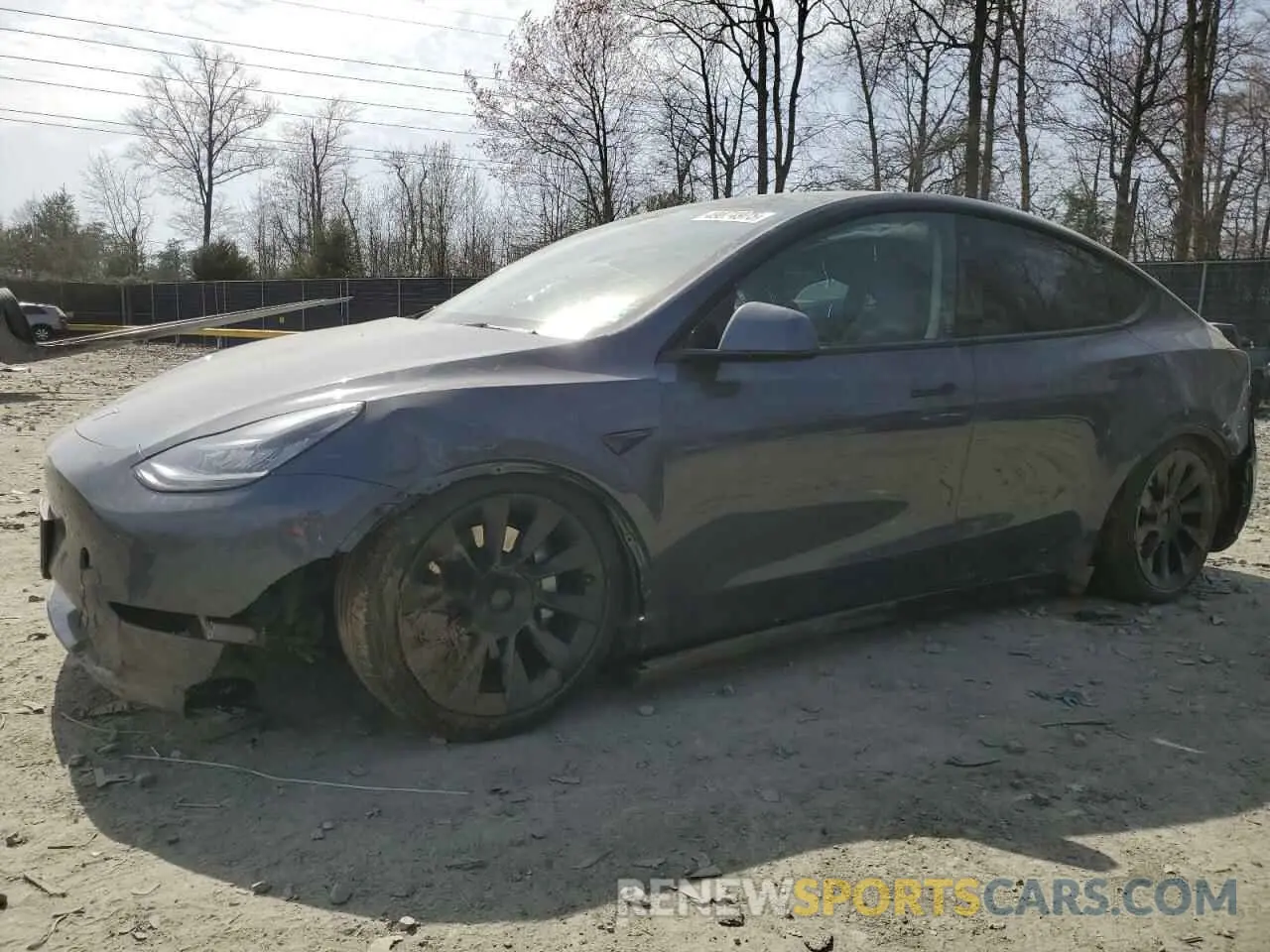 1 Фотография поврежденного автомобиля 7SAYGDEE5NF366493 TESLA MODEL Y 2022