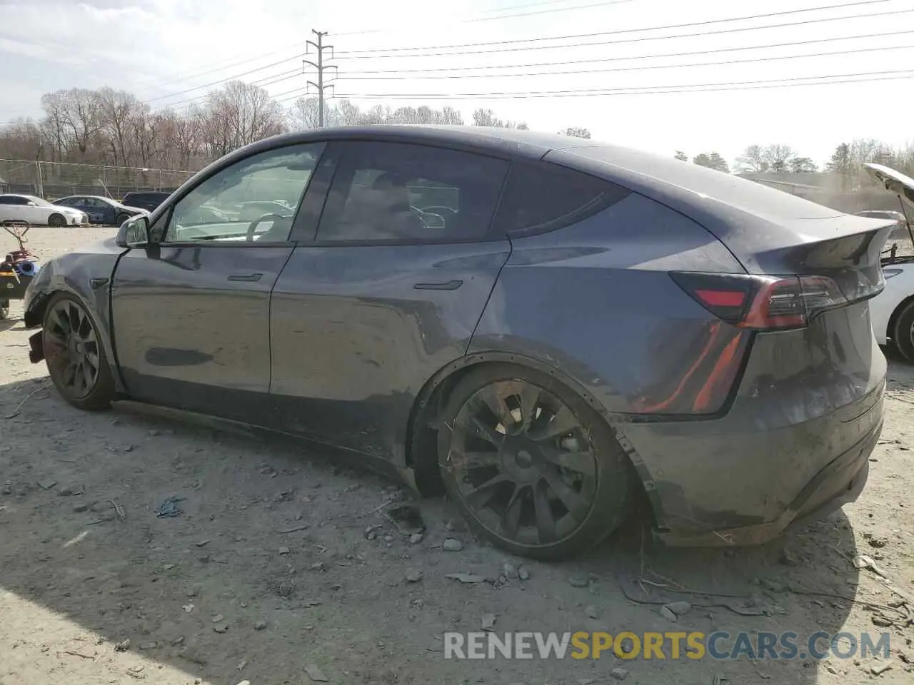 2 Фотография поврежденного автомобиля 7SAYGDEE5NF366493 TESLA MODEL Y 2022
