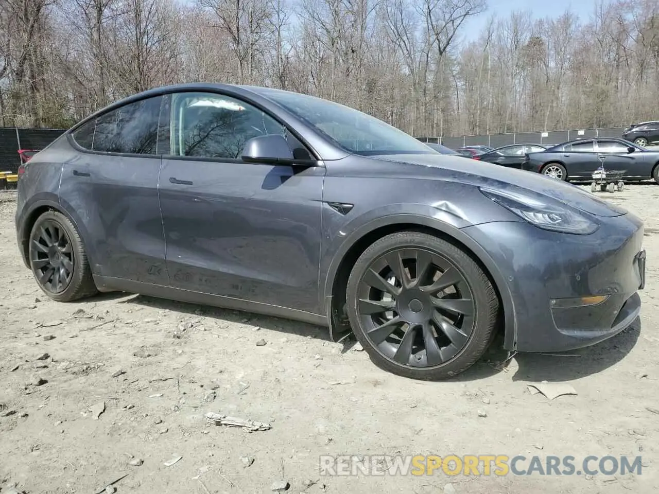 4 Фотография поврежденного автомобиля 7SAYGDEE5NF366493 TESLA MODEL Y 2022