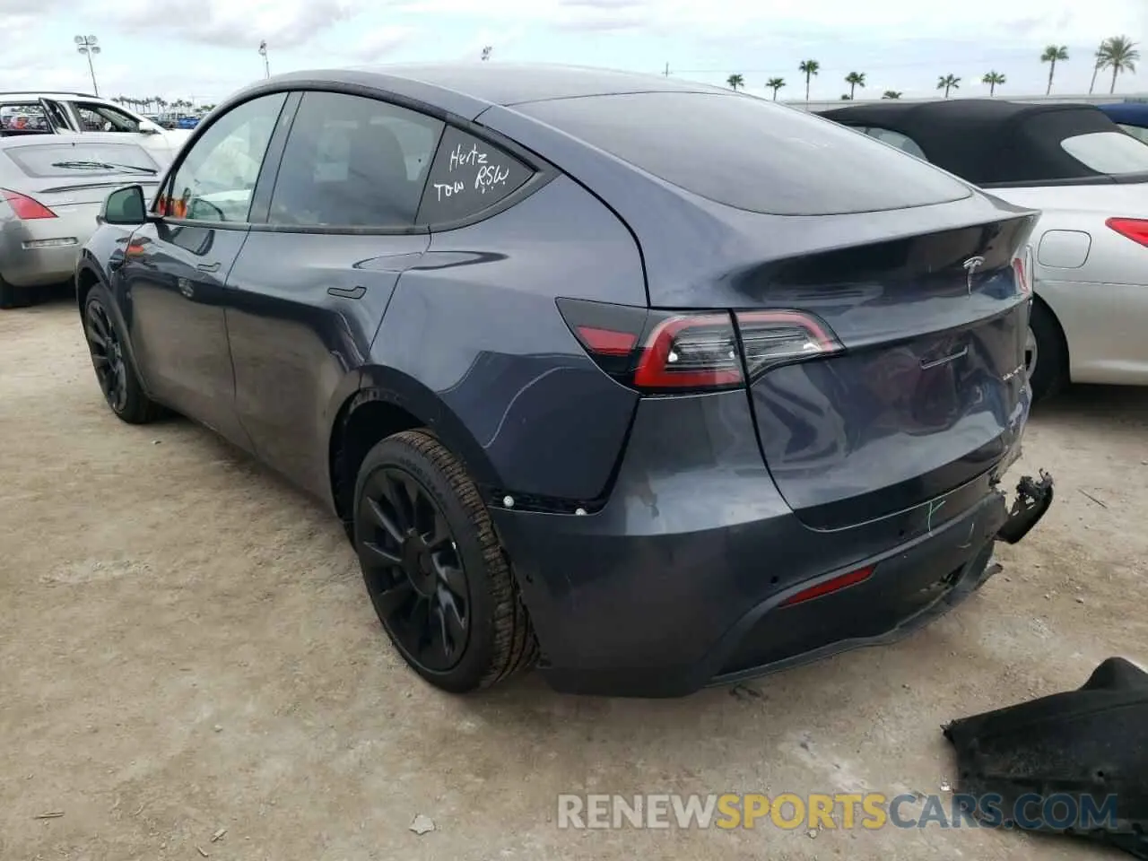 2 Photograph of a damaged car 7SAYGDEE5NF386694 TESLA MODEL Y 2022