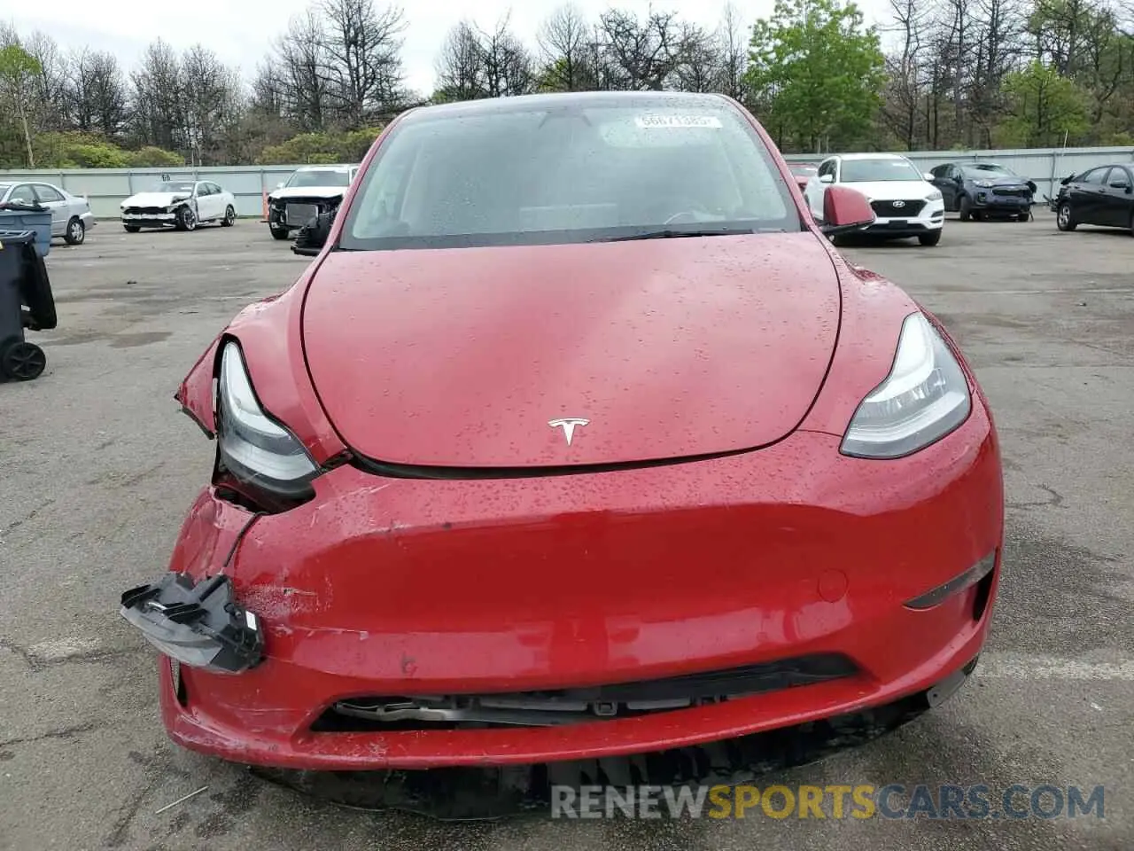 5 Фотография поврежденного автомобиля 7SAYGDEE5NF388428 TESLA MODEL Y 2022