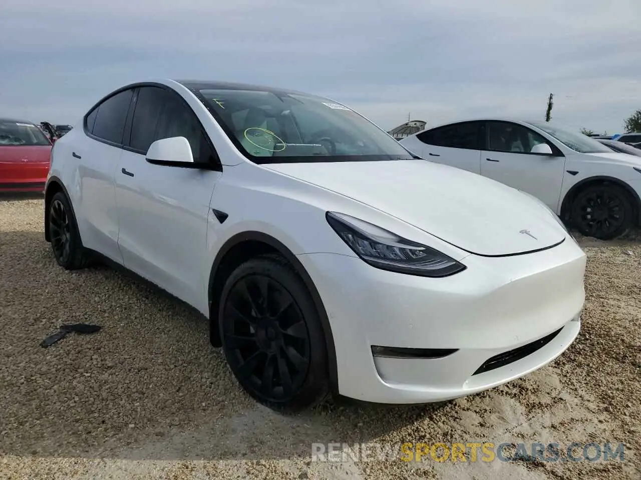 1 Photograph of a damaged car 7SAYGDEE5NF418592 TESLA MODEL Y 2022