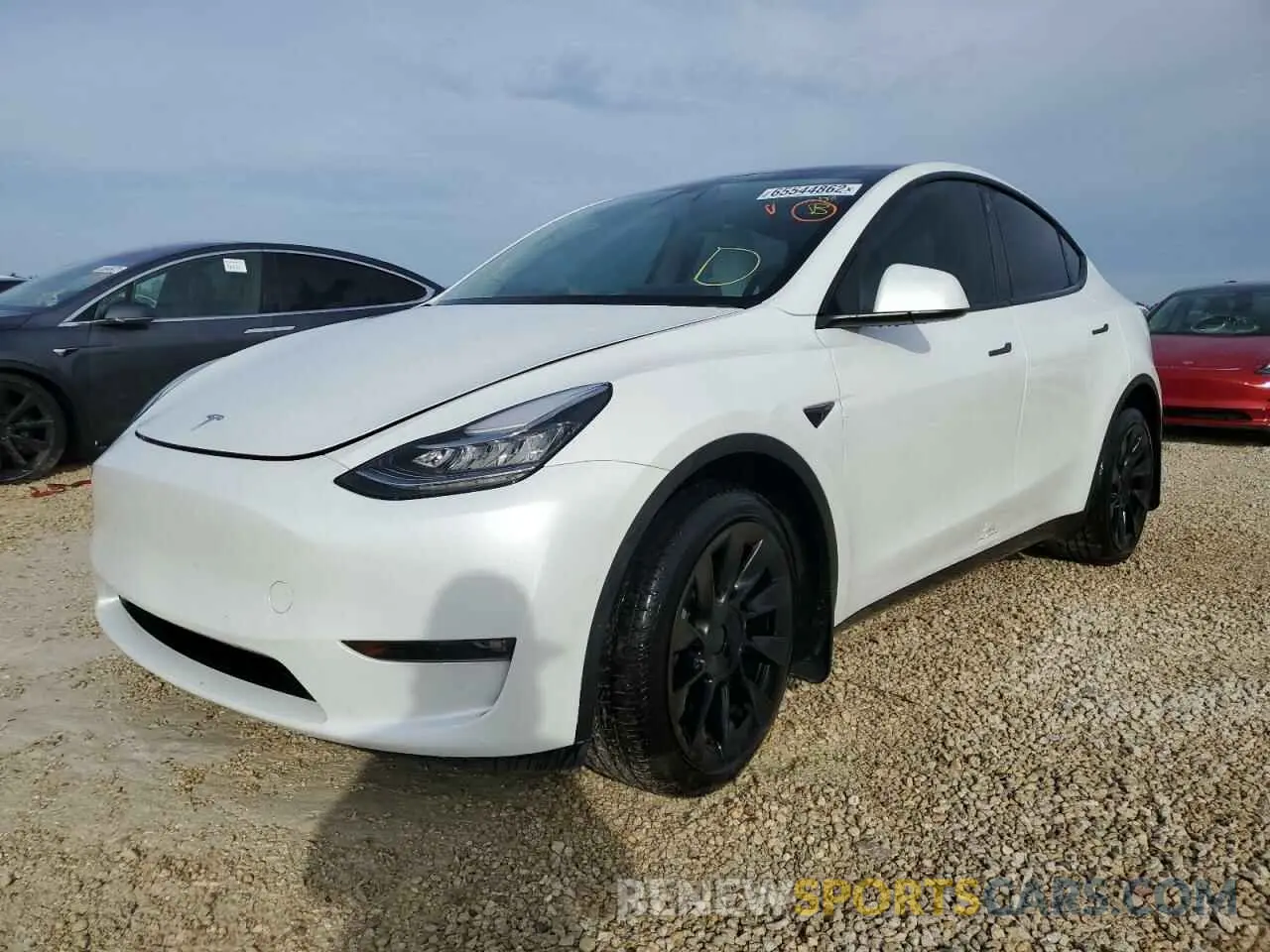 2 Photograph of a damaged car 7SAYGDEE5NF418592 TESLA MODEL Y 2022