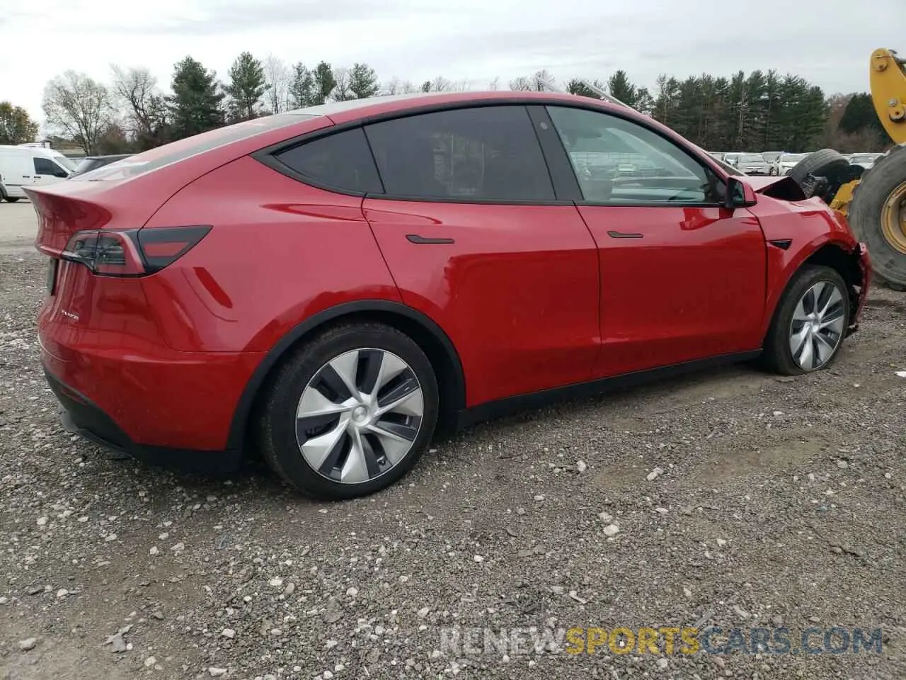 3 Photograph of a damaged car 7SAYGDEE5NF421251 TESLA MODEL Y 2022