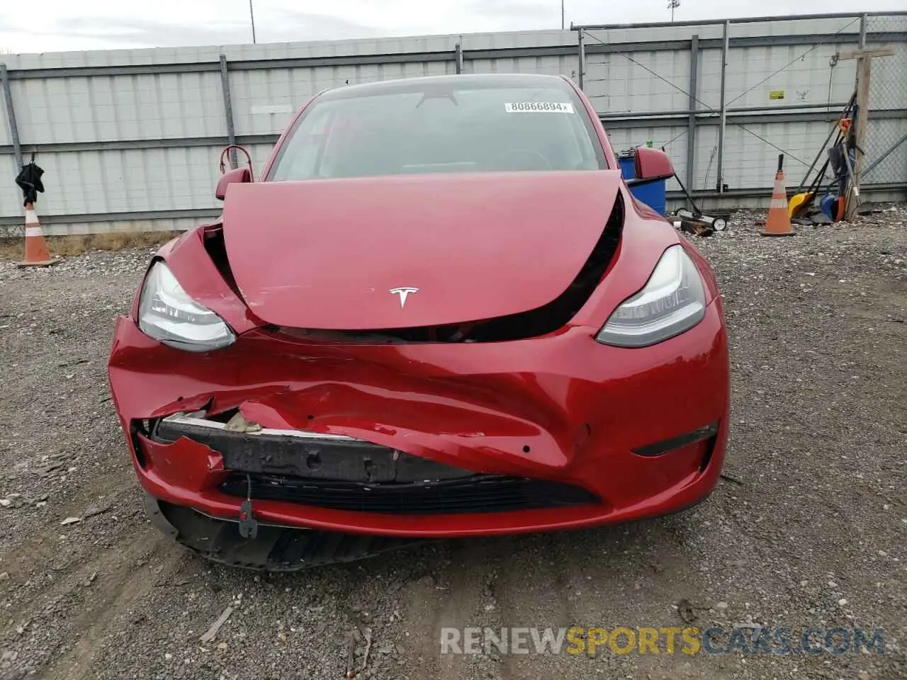 5 Photograph of a damaged car 7SAYGDEE5NF421251 TESLA MODEL Y 2022