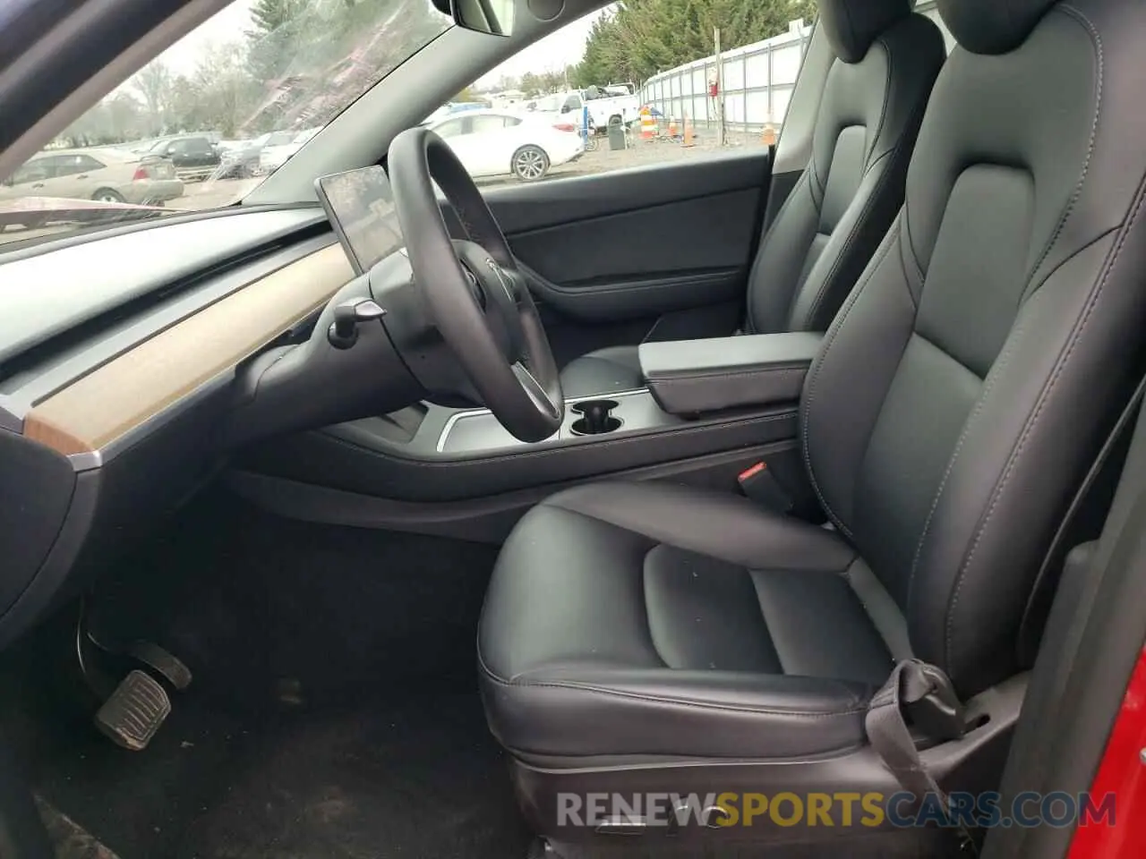 7 Photograph of a damaged car 7SAYGDEE5NF421251 TESLA MODEL Y 2022