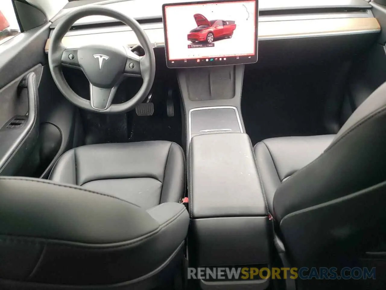 8 Photograph of a damaged car 7SAYGDEE5NF421251 TESLA MODEL Y 2022